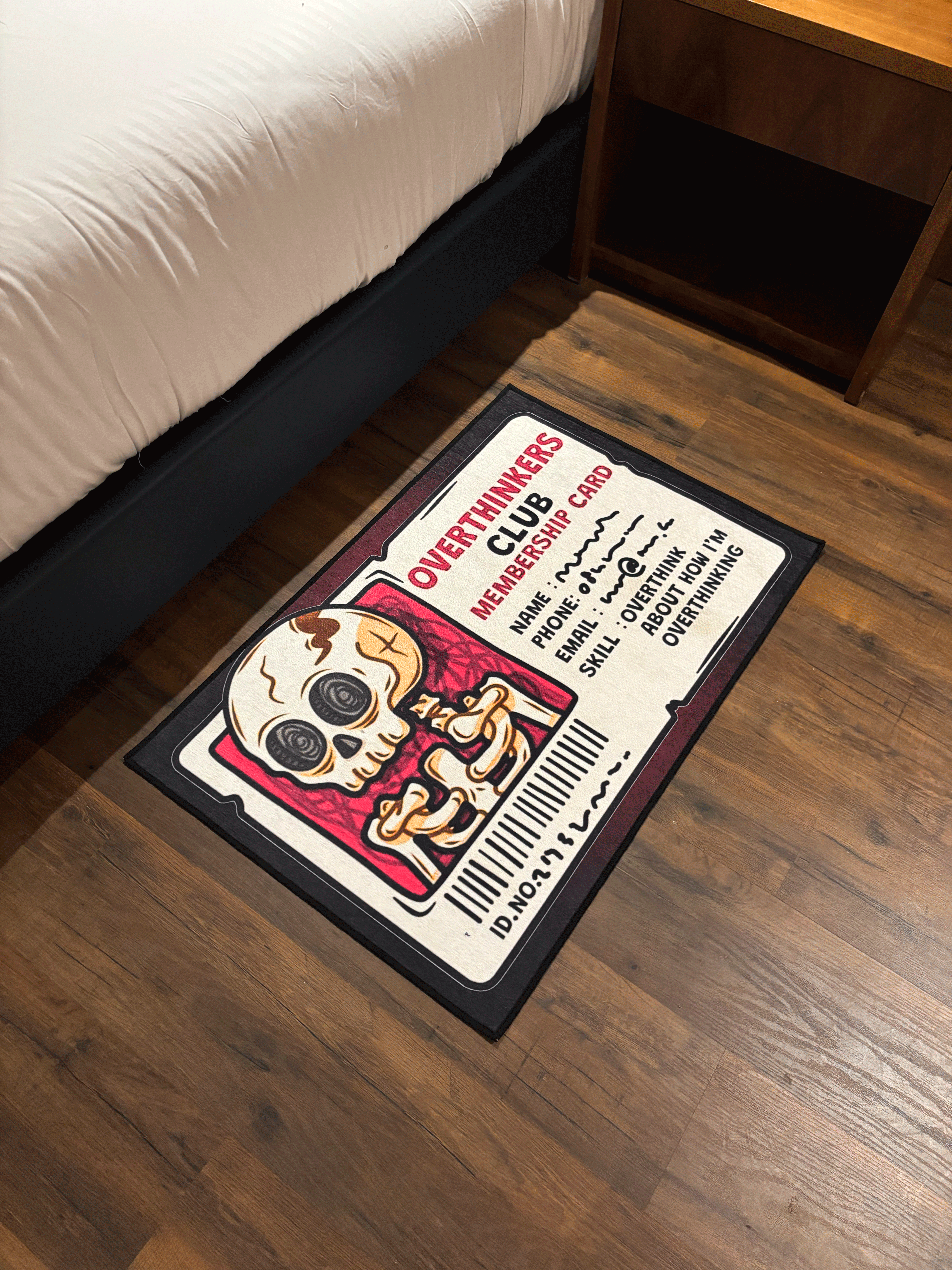 Overthinking Club Washable Rug