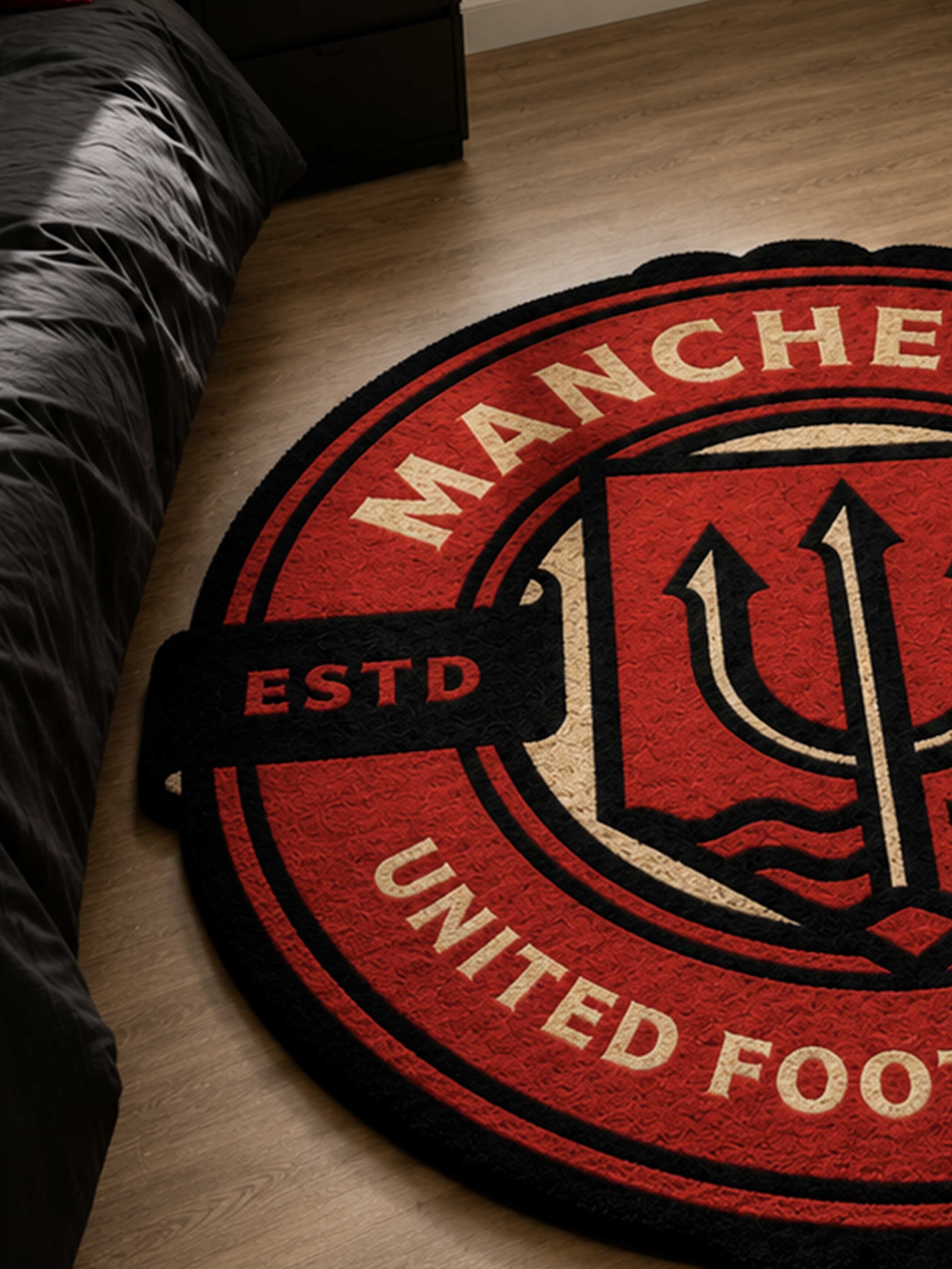 Manchester United Fan Art Rug
