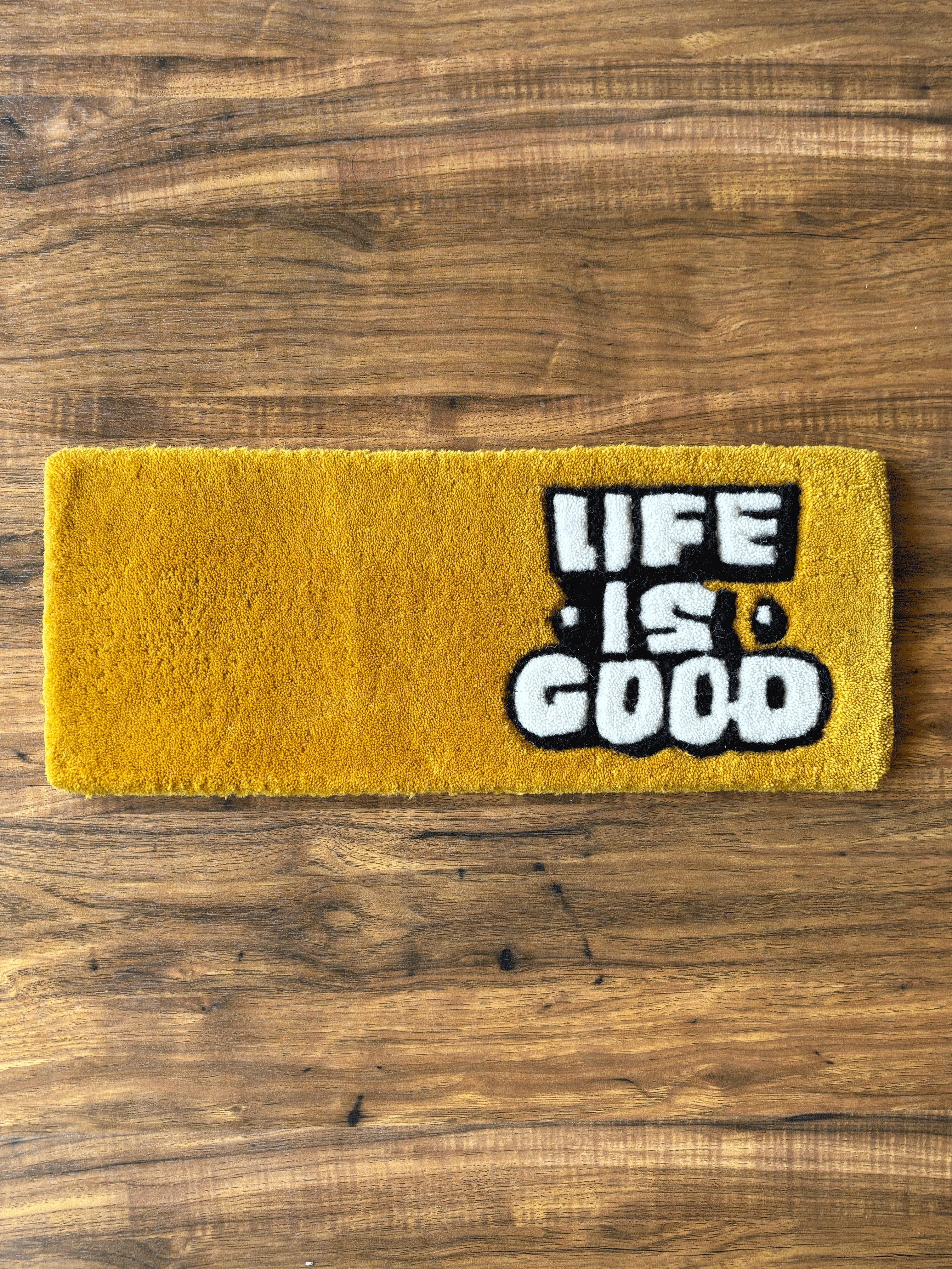 Life is good Keyboard Rug