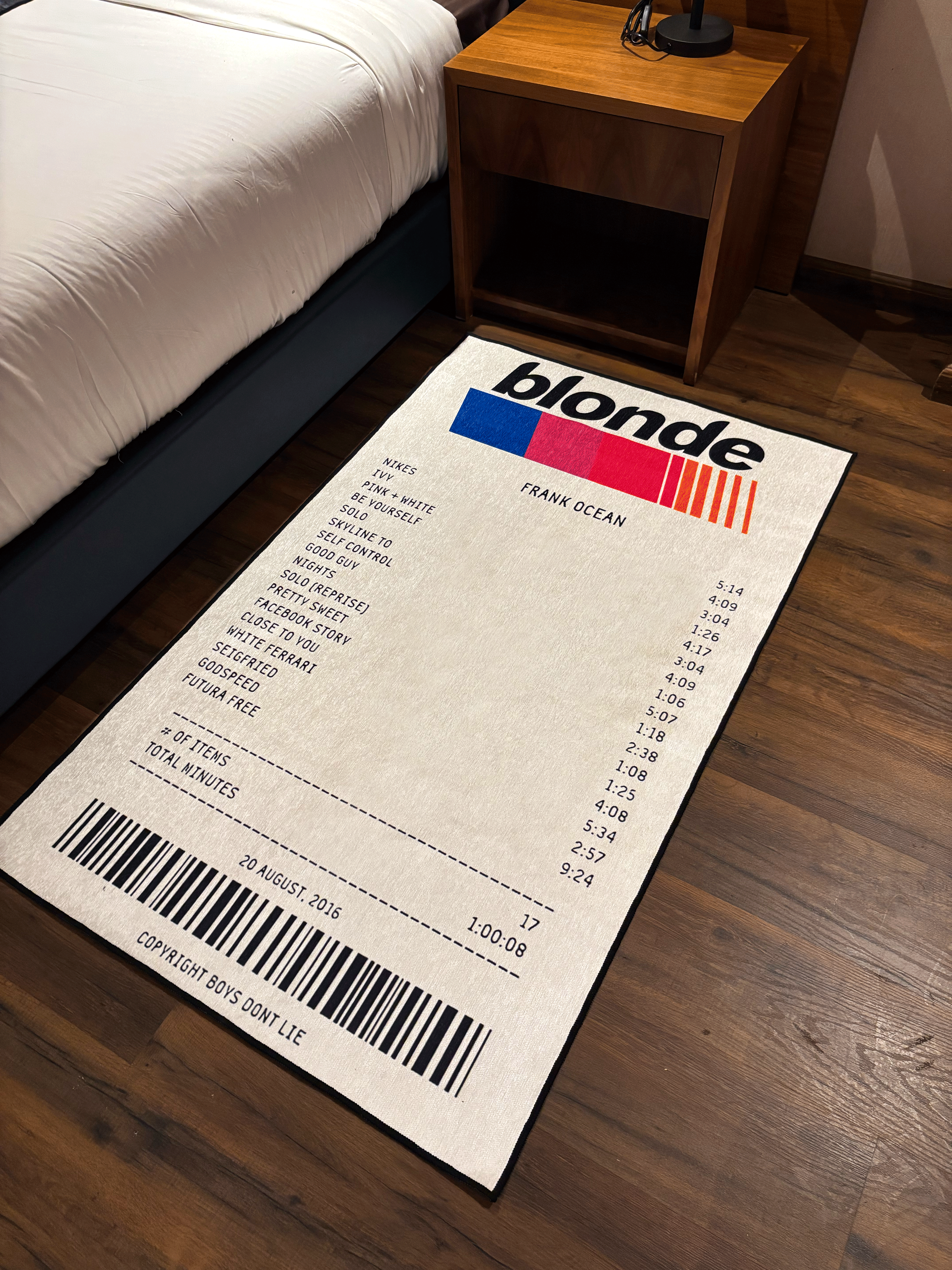 Blonde inspired  Receipt Washable Printed Rug