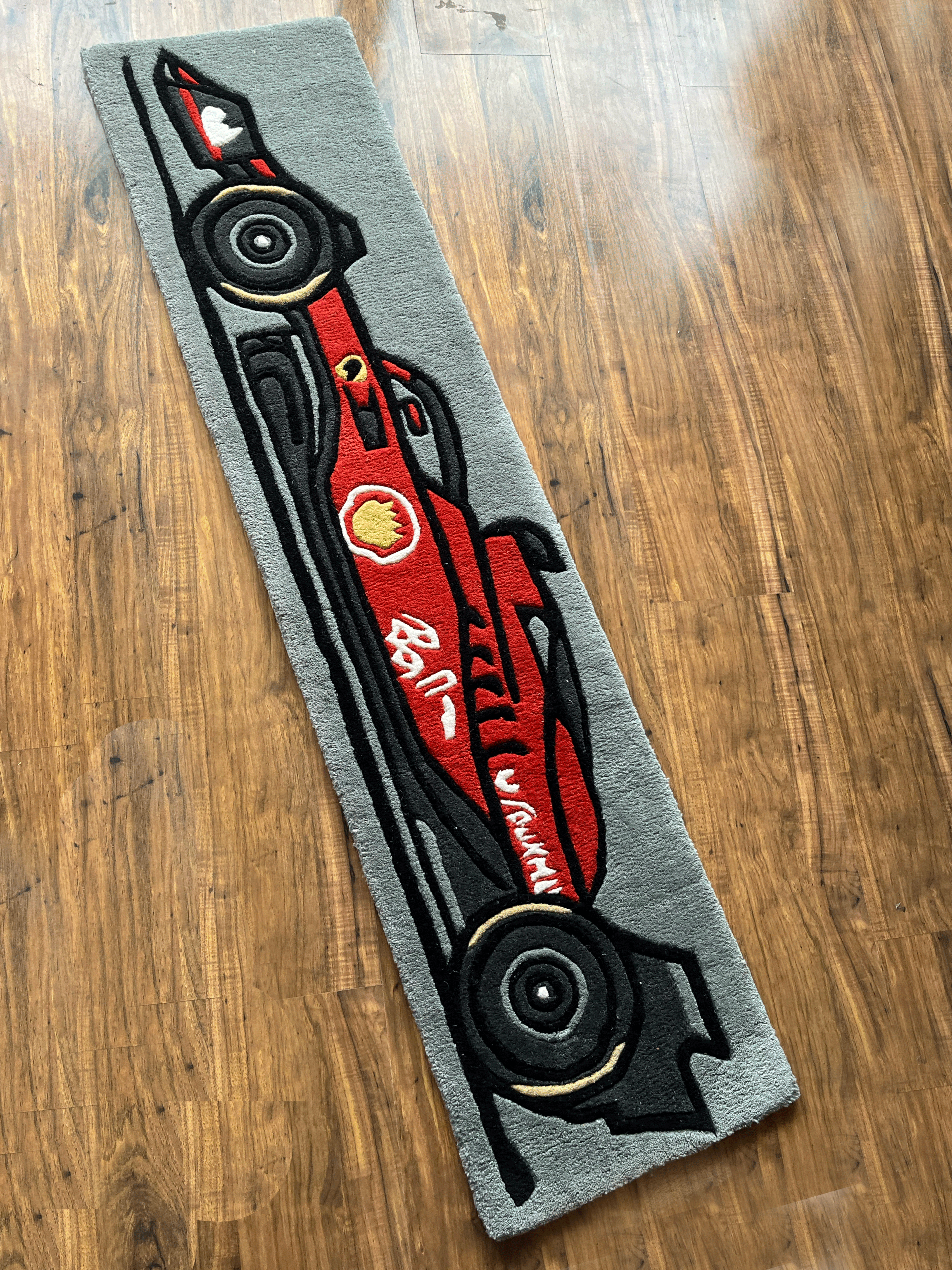 F1 inspired  Car Rug
