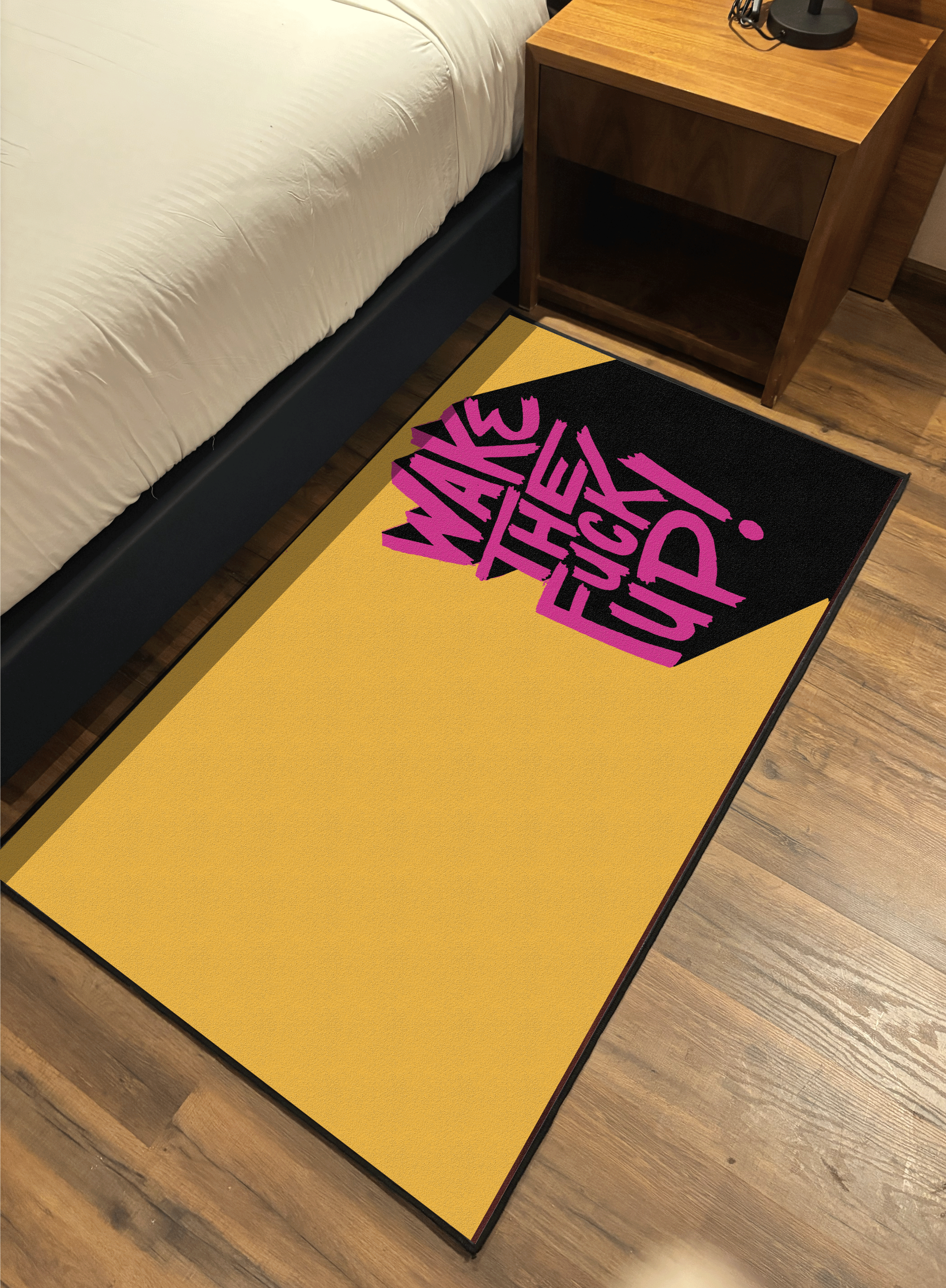 Wake up Washable Rug