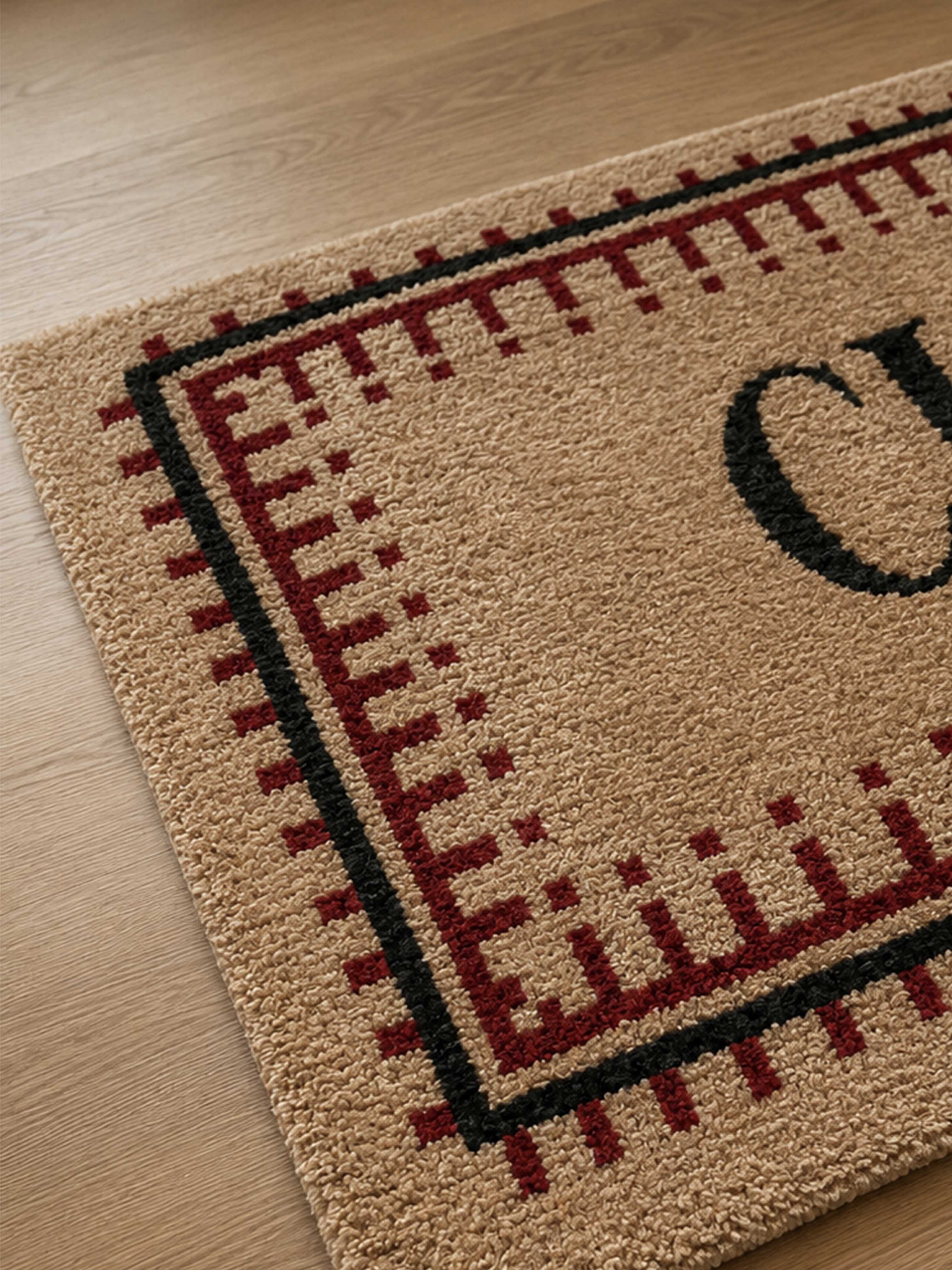 CIAO Door machine made rug