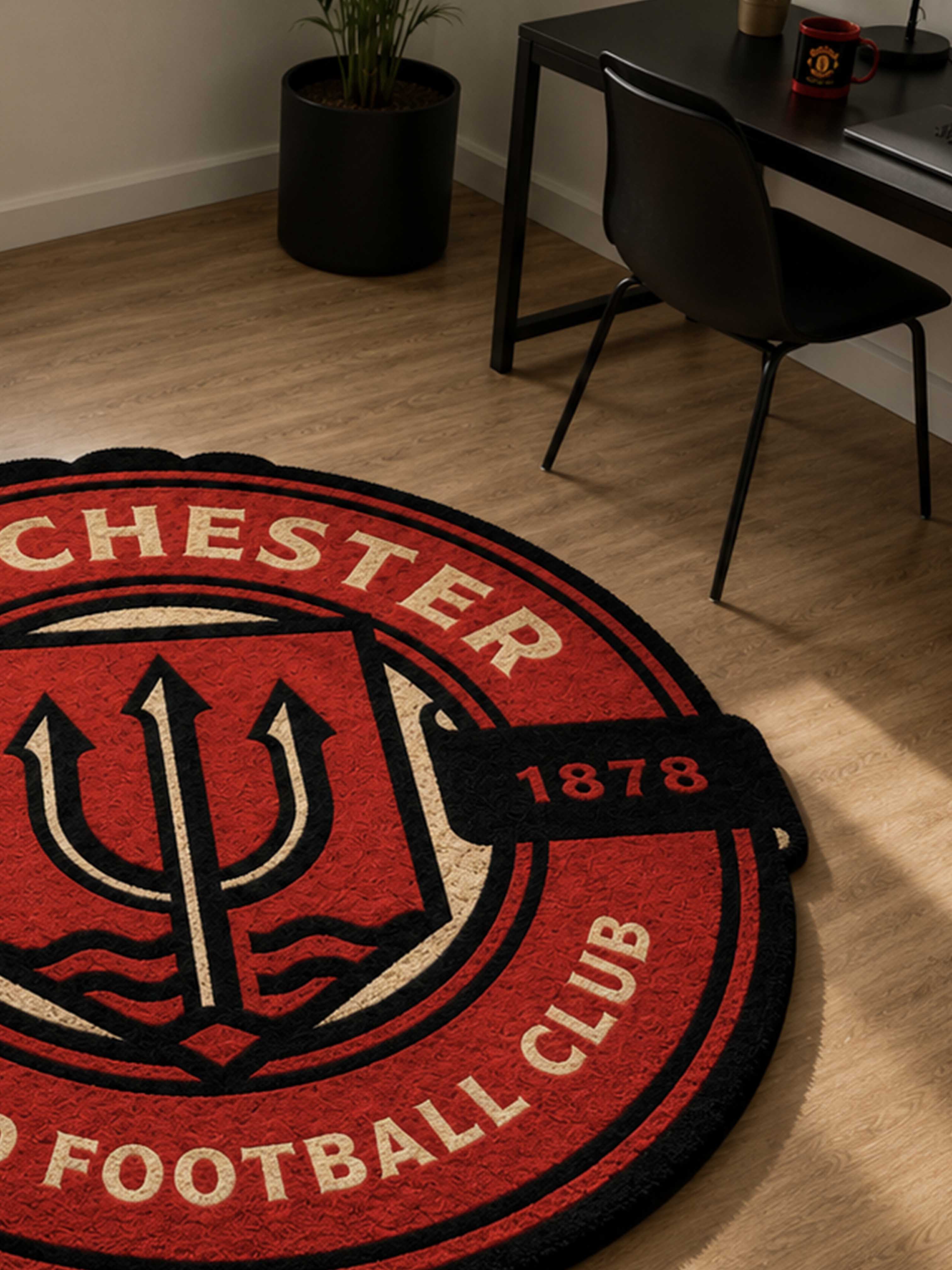 Manchester United Fan Art Rug