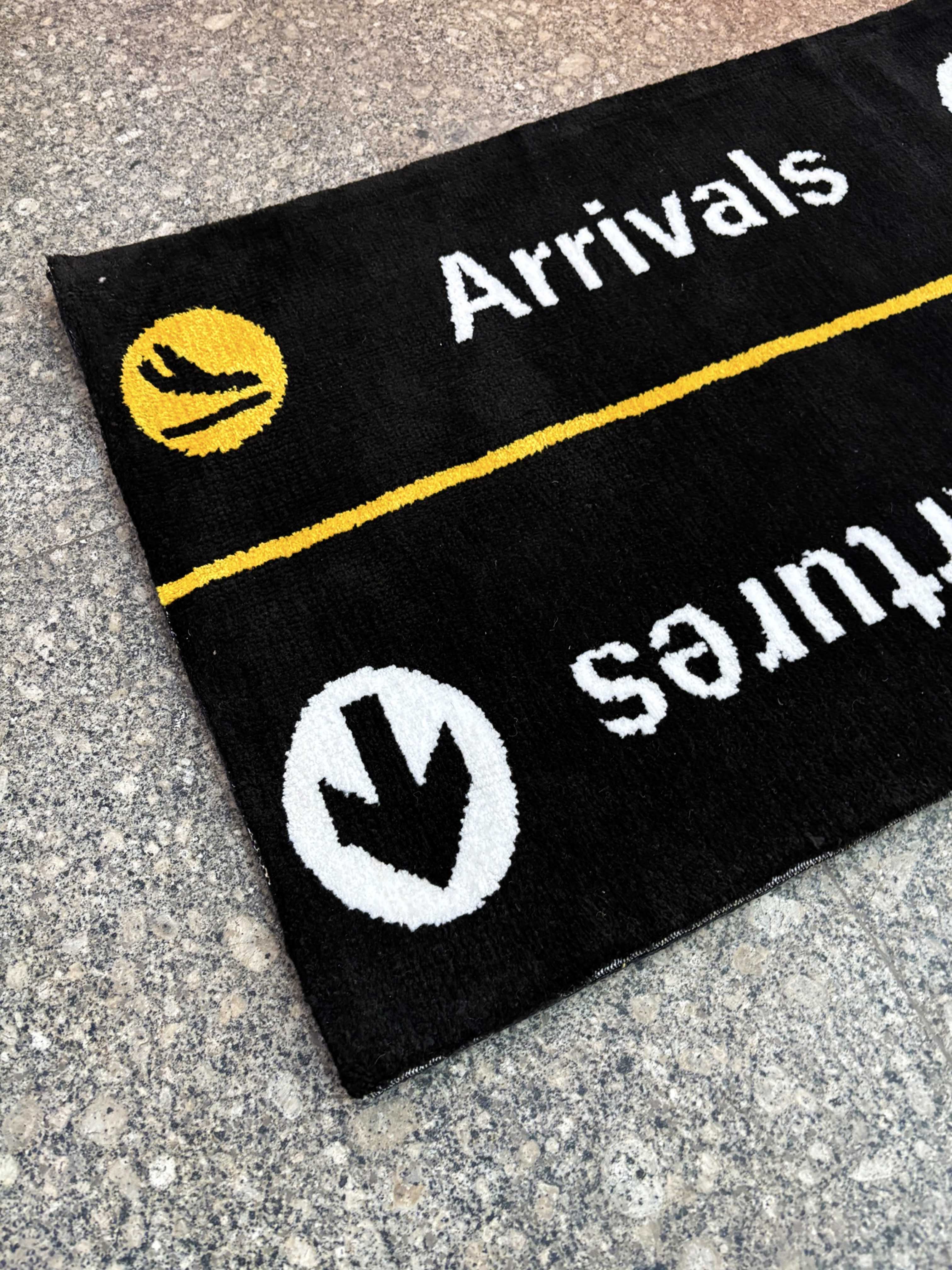 Arrival & Departure Everyday machine made rug