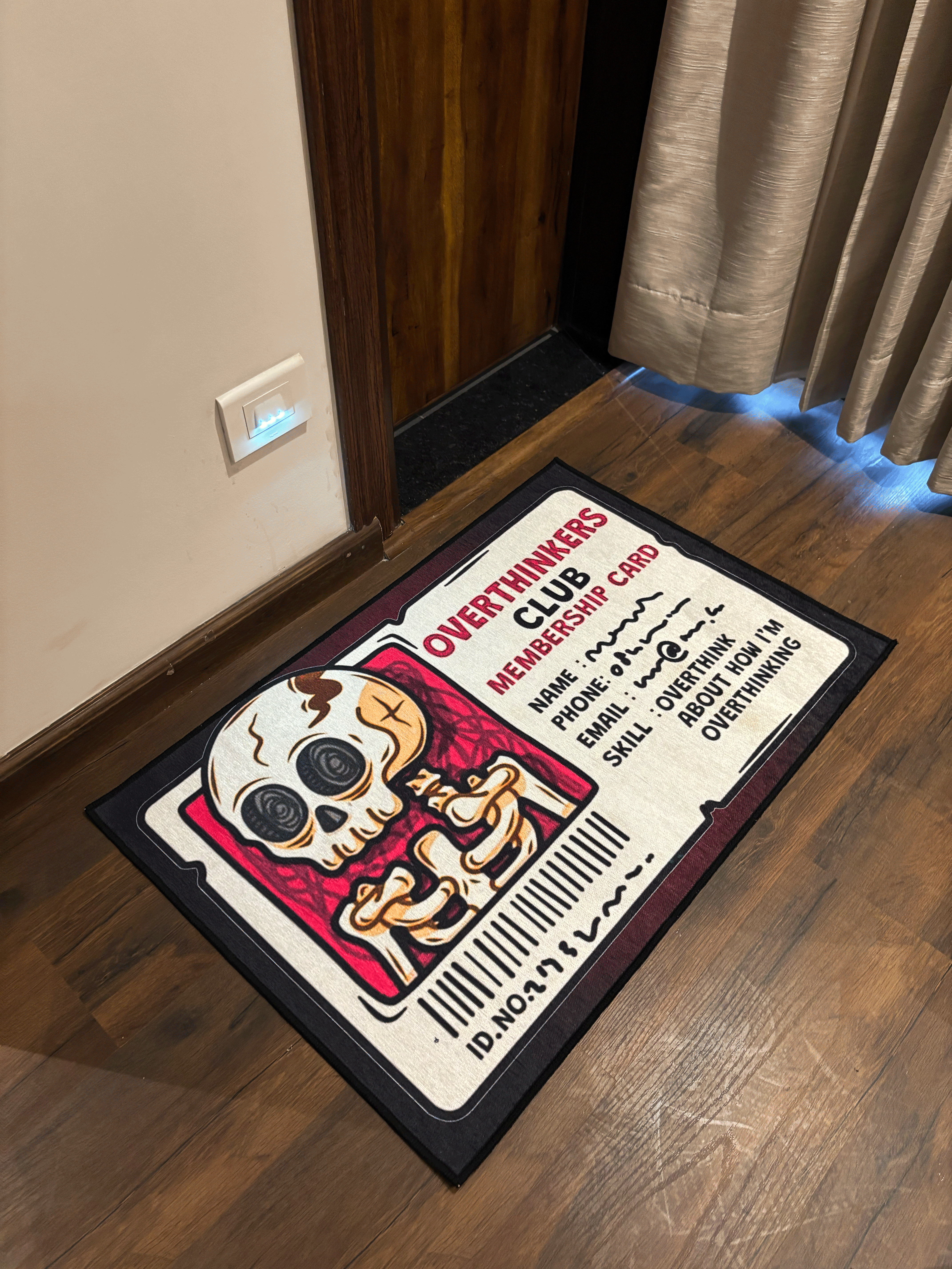 Overthinking Club Washable Rug
