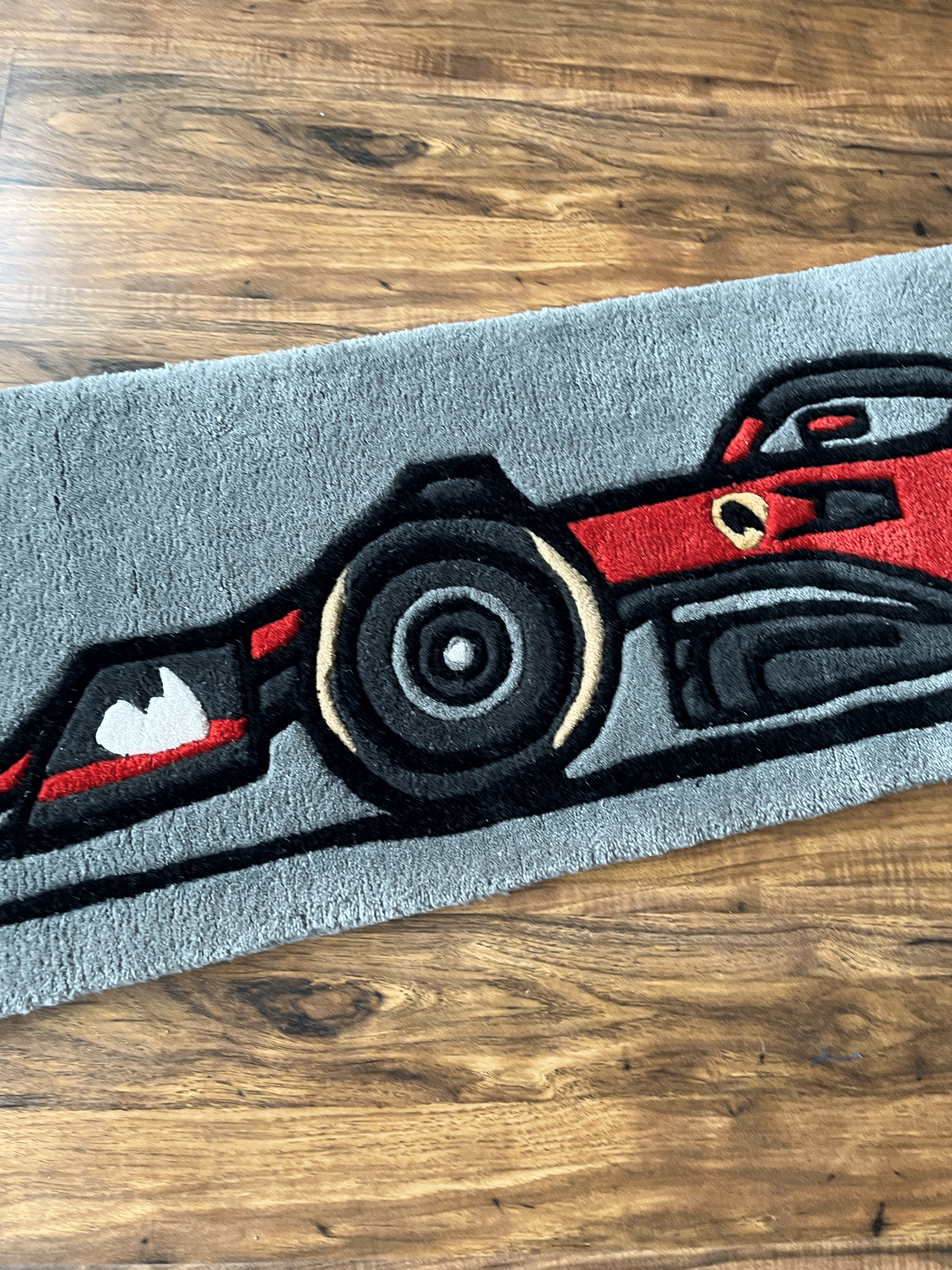 F1 inspired Car Rug