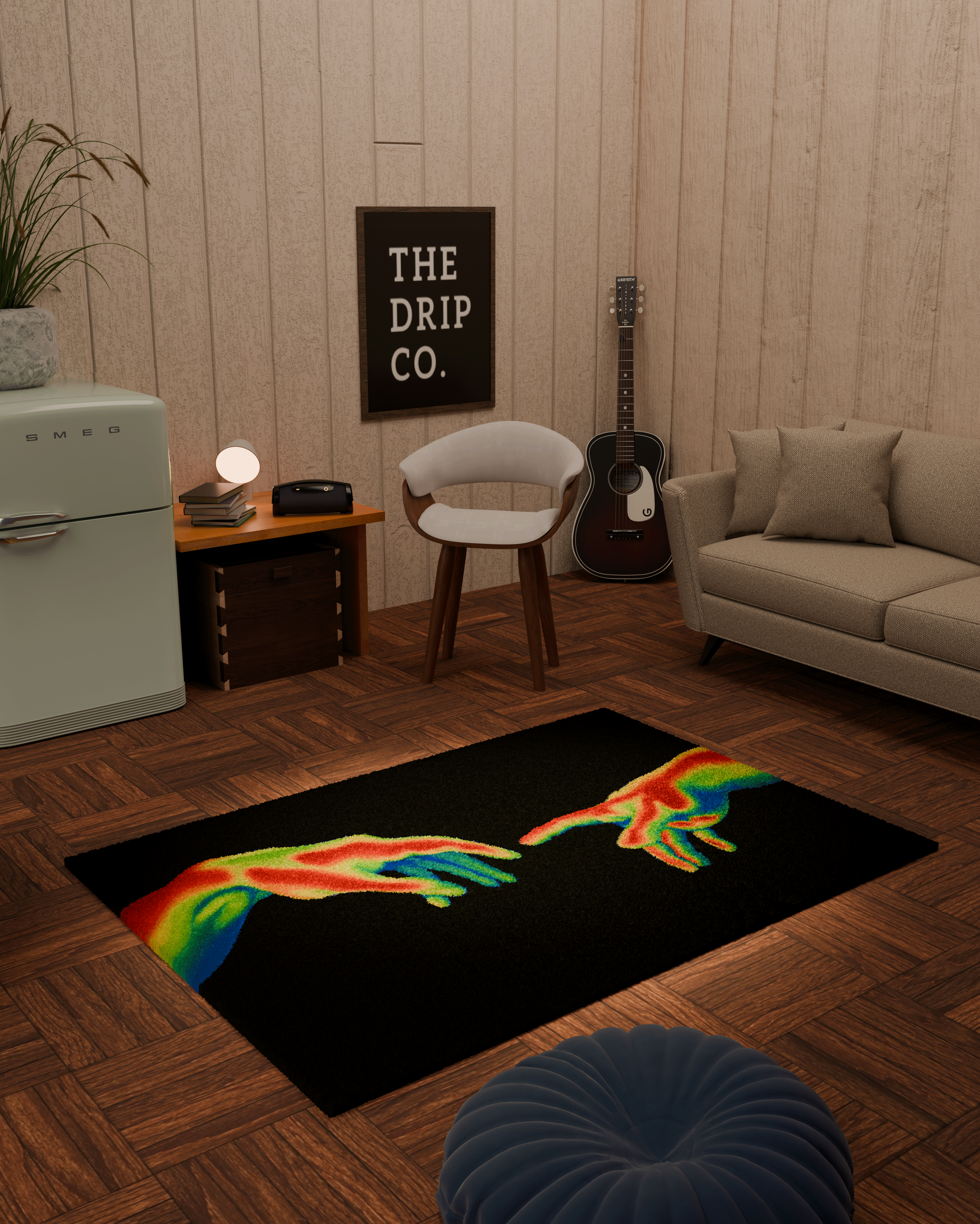Love hands emotion Tufted Rug