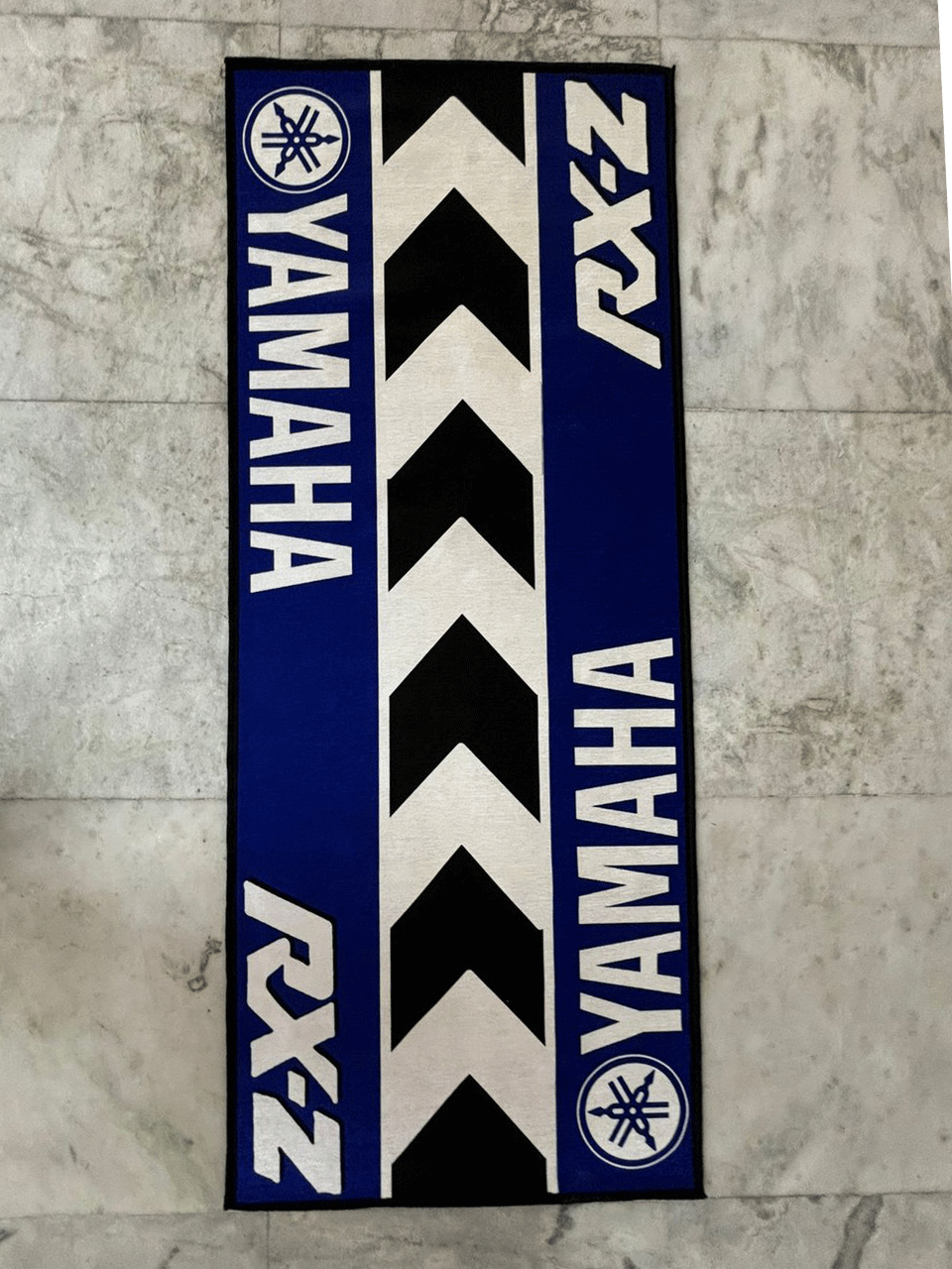 Yamaha Rz Blue printed Rug