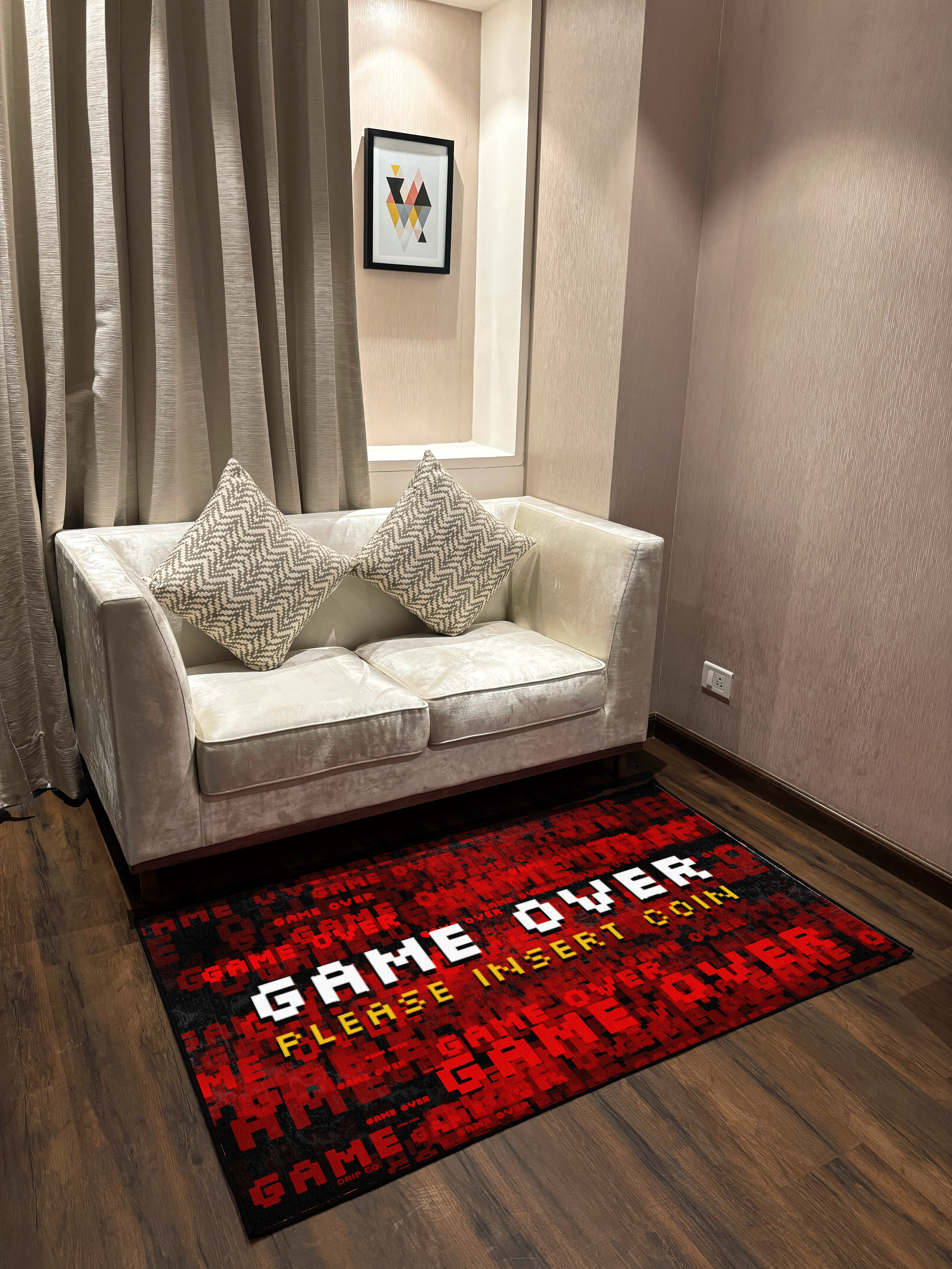 Game over Washable Rug