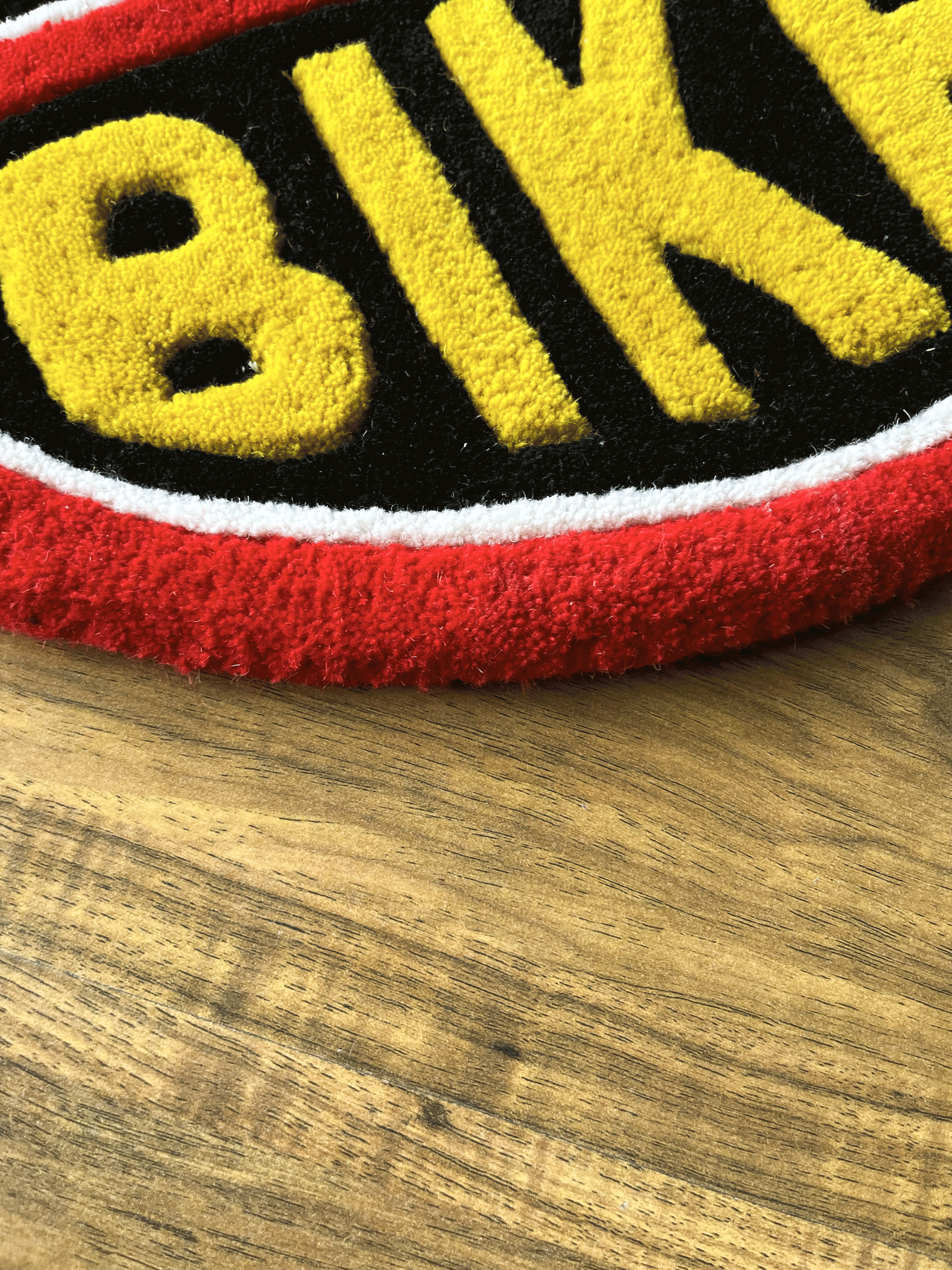 BadAss Biker Hand Tufted Rug