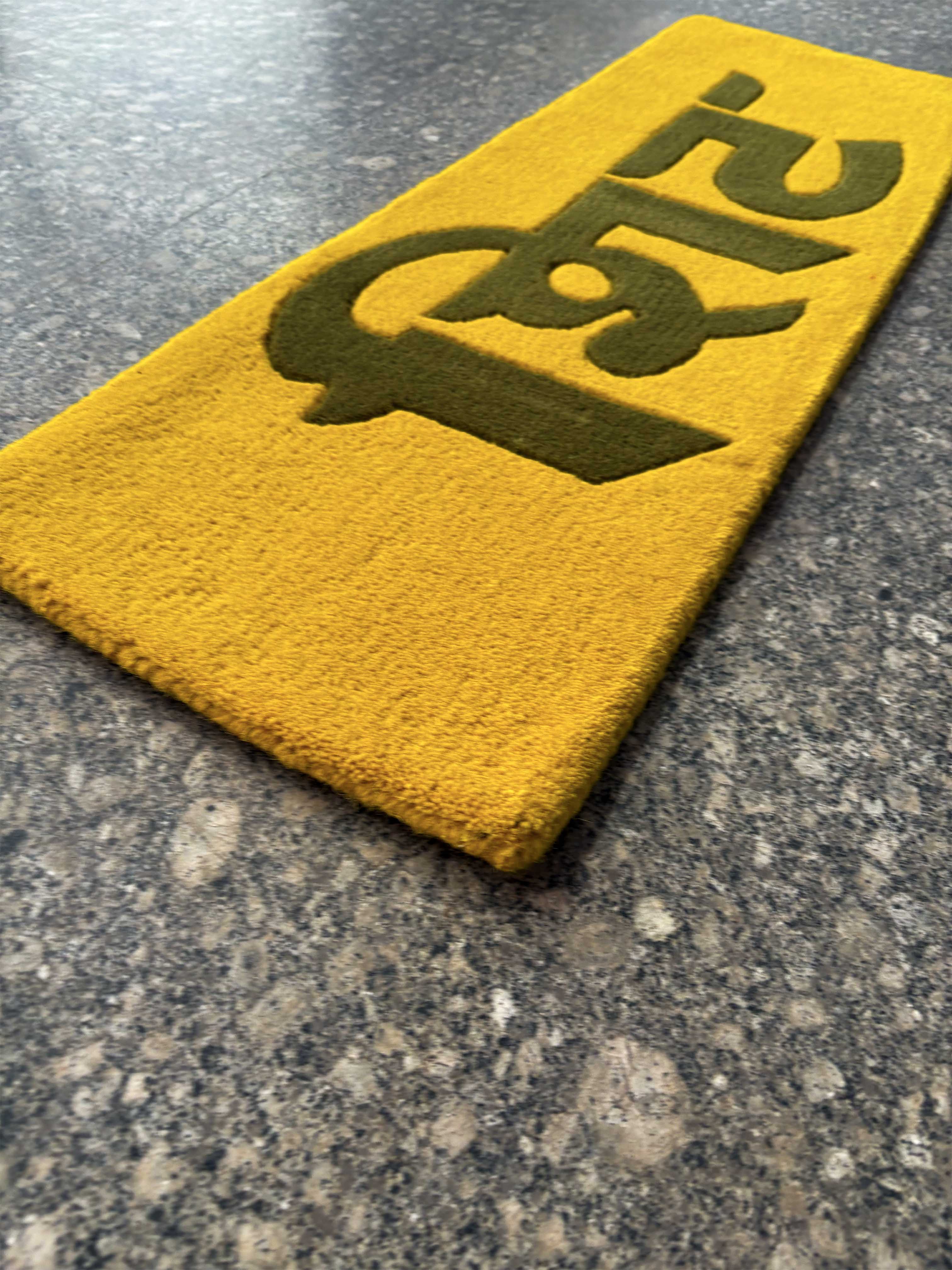 Hindi Shit Tufted Rug