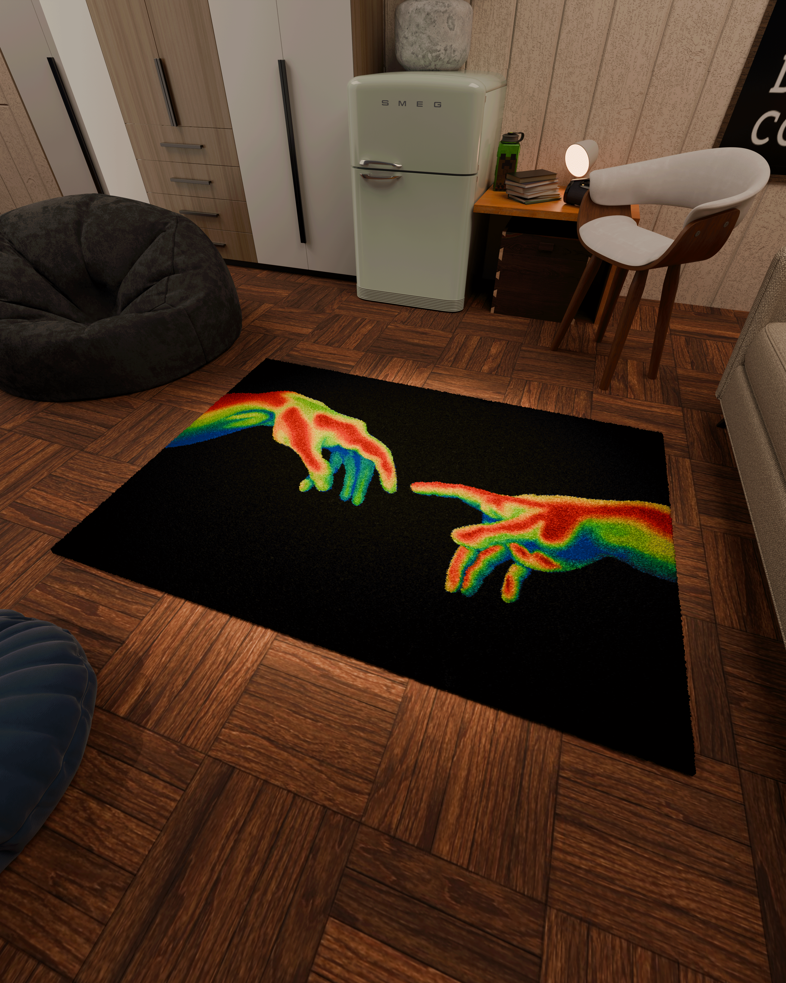 Love hands emotion Tufted Rug