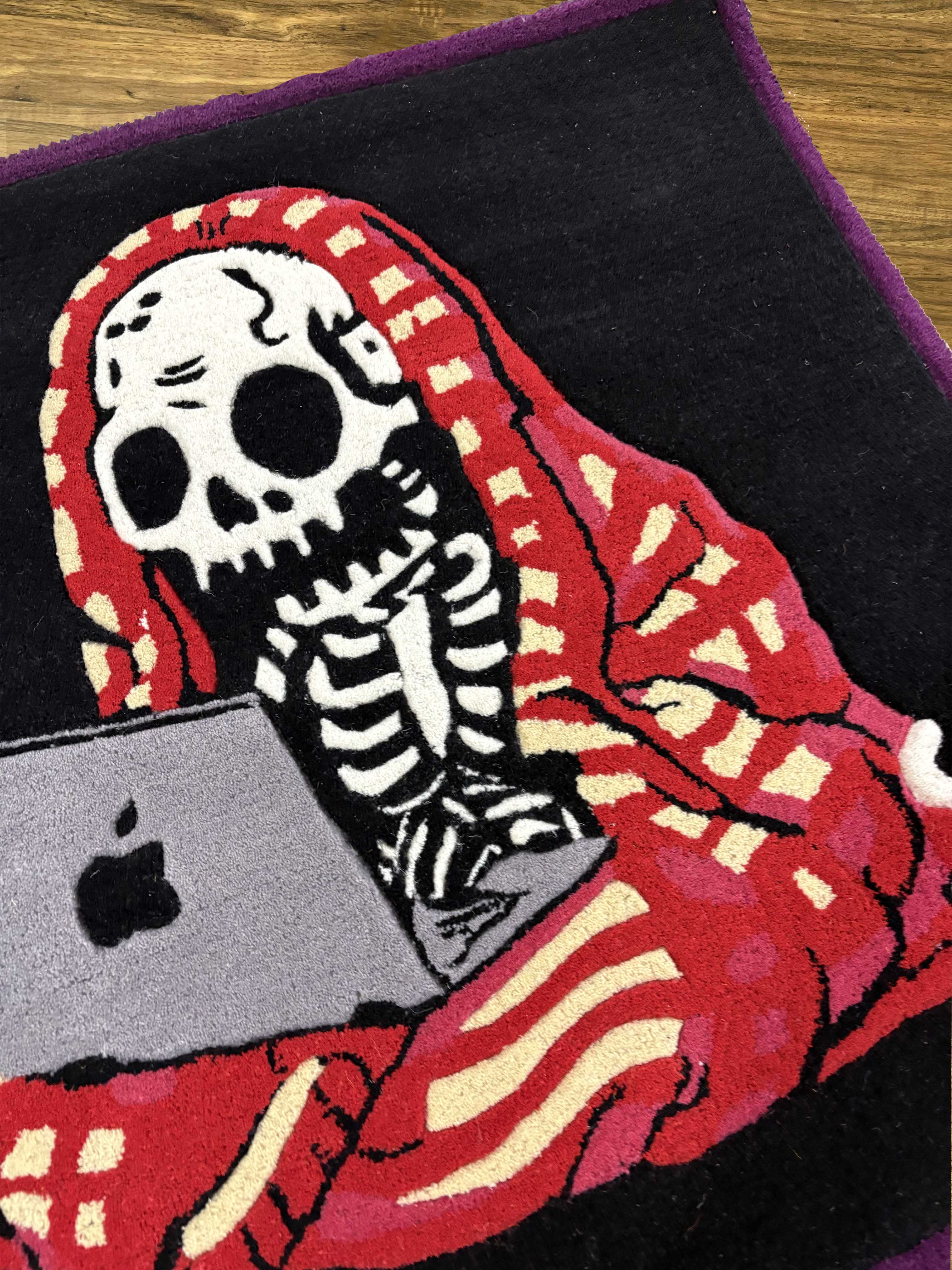 Skull working Hand Tufted Rug