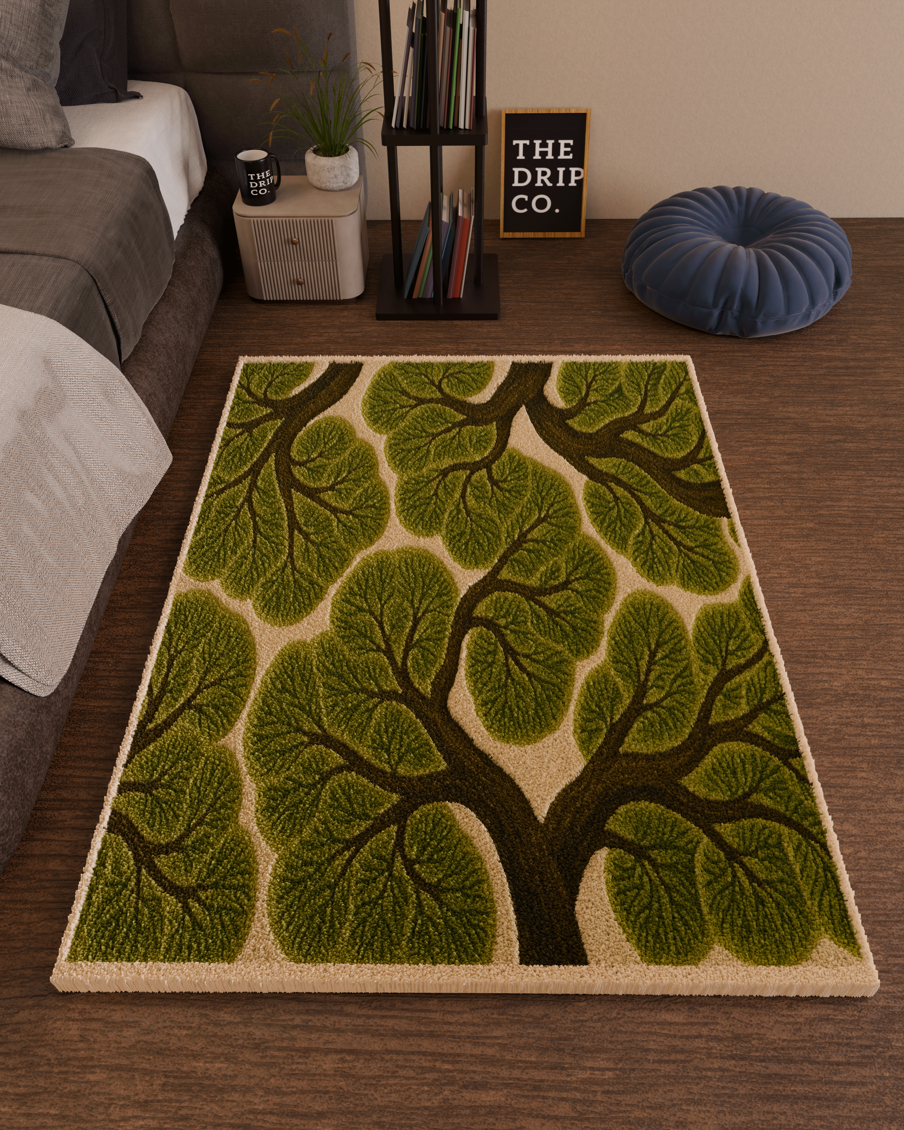 Forest trees emotion Tufted Rug