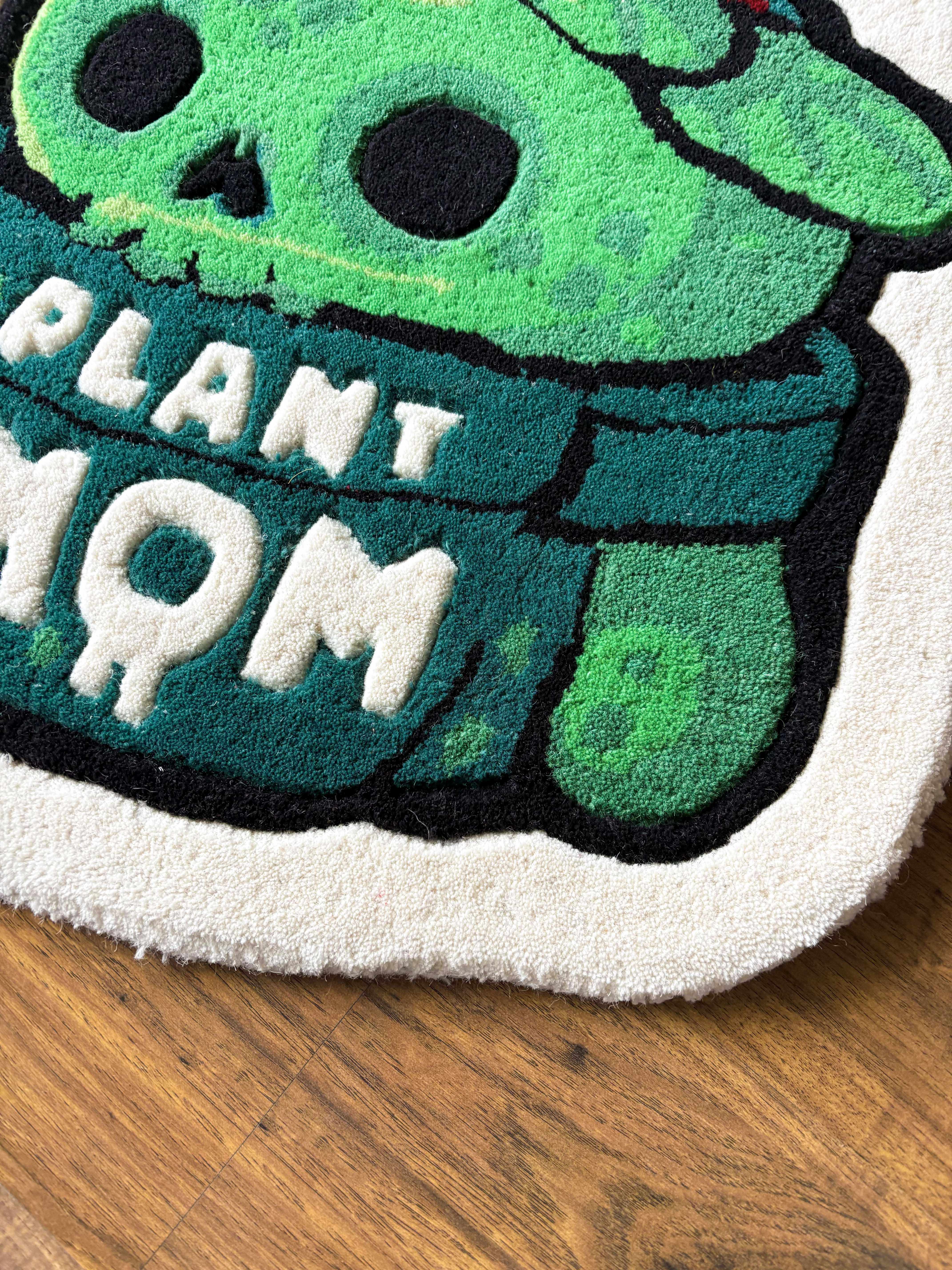 Plant Mom Hand tufted Rug