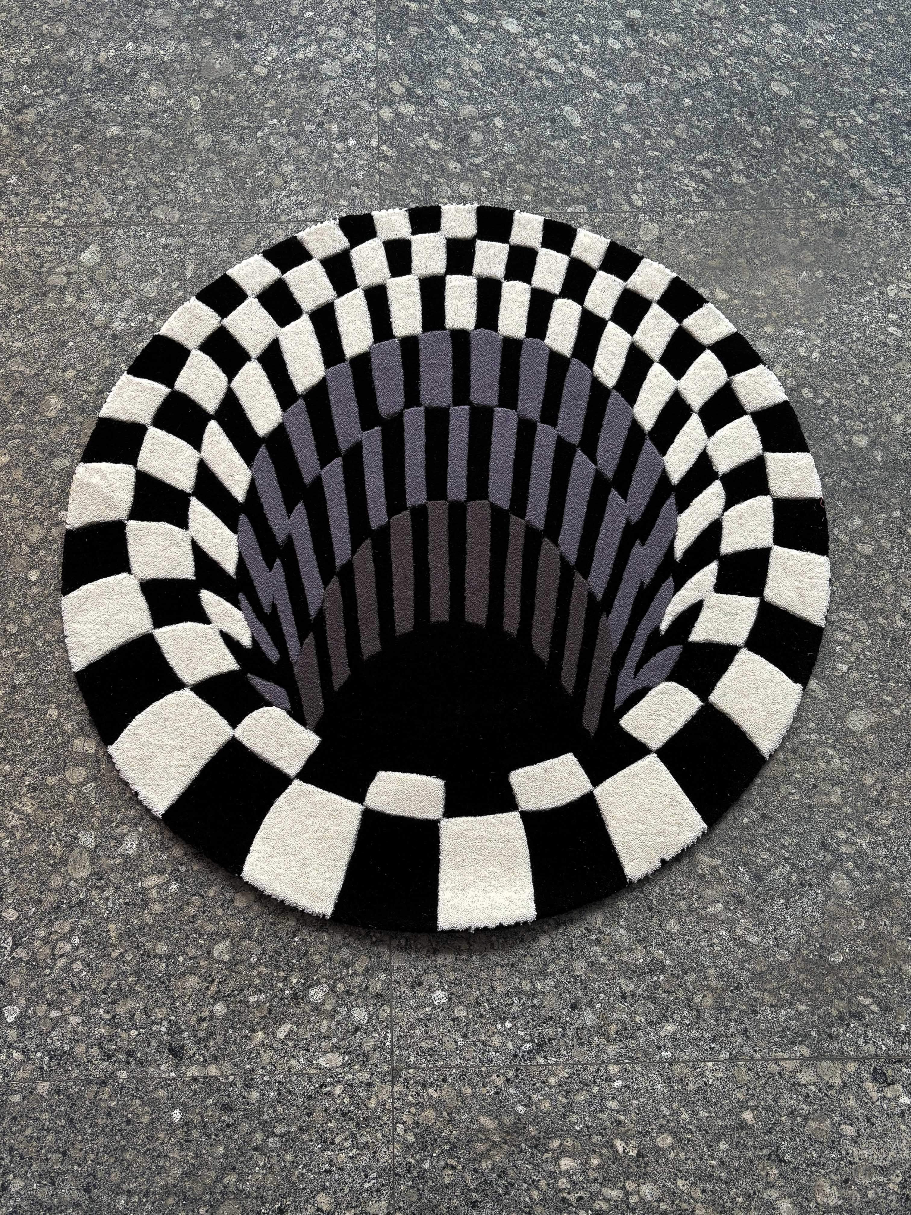 Black Hole Tufted Rug