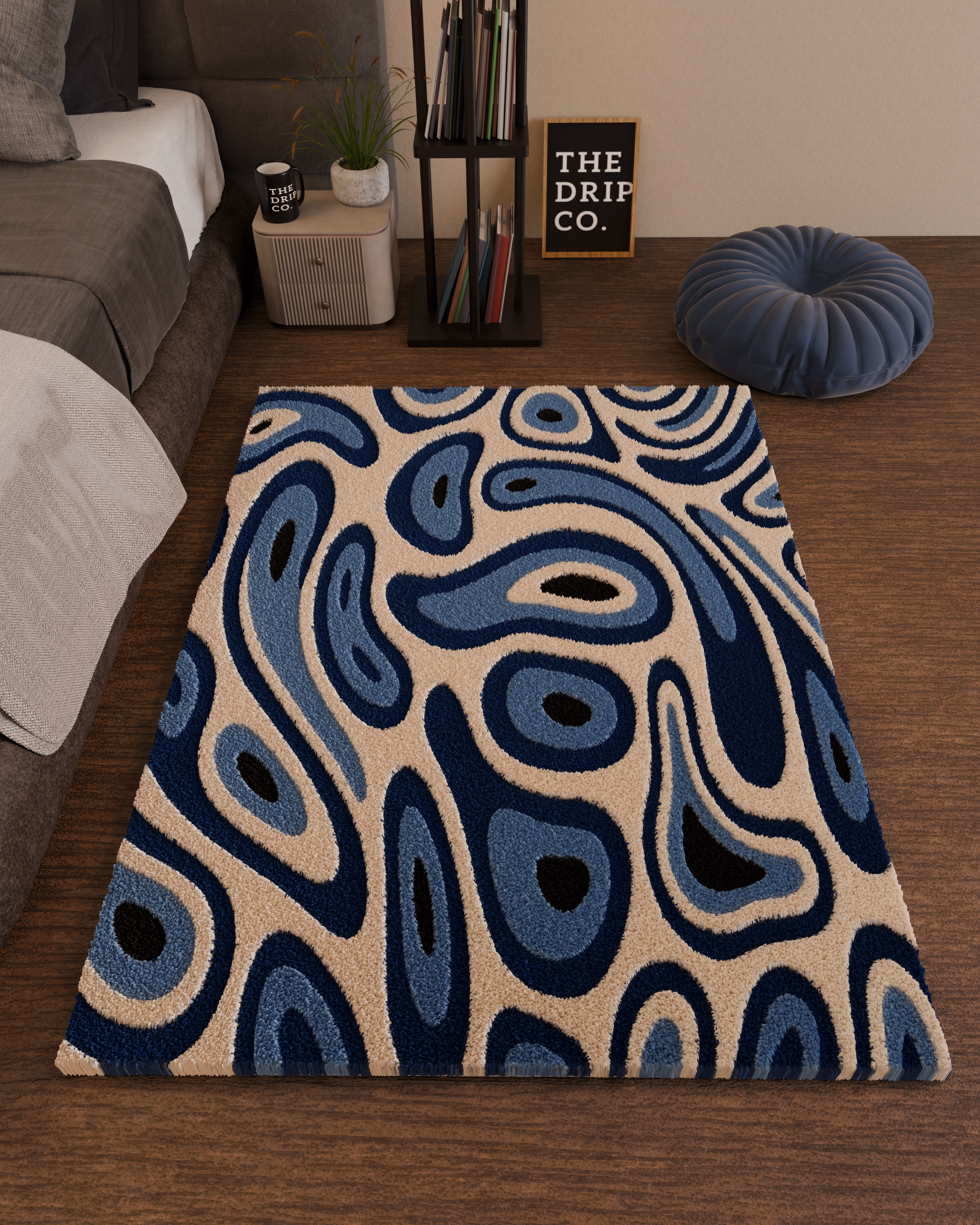 Evil Eye emotion Tufted Rug