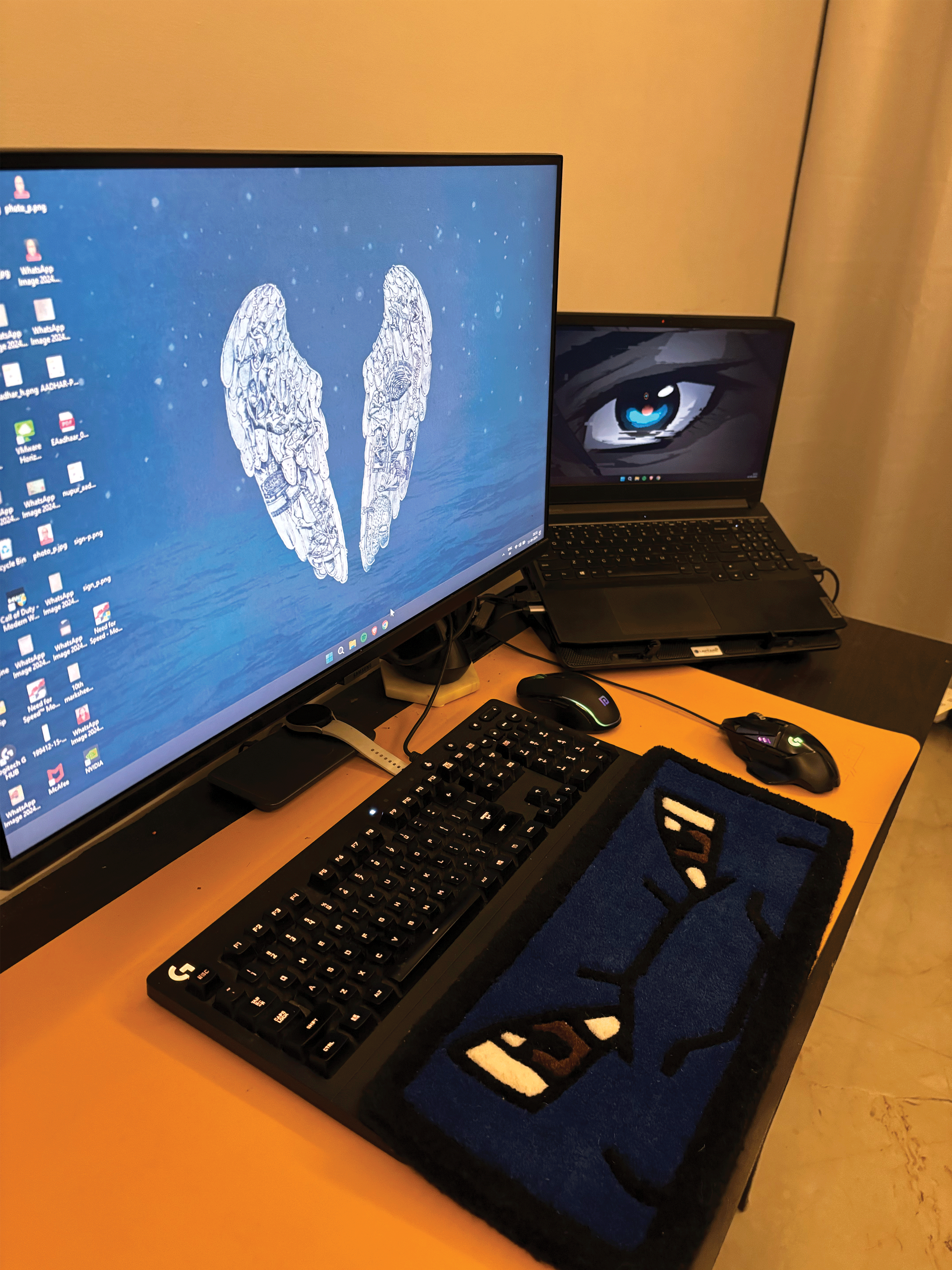 Blast Turtle Mini Luxe Table-Top Rug by The Drip Co.