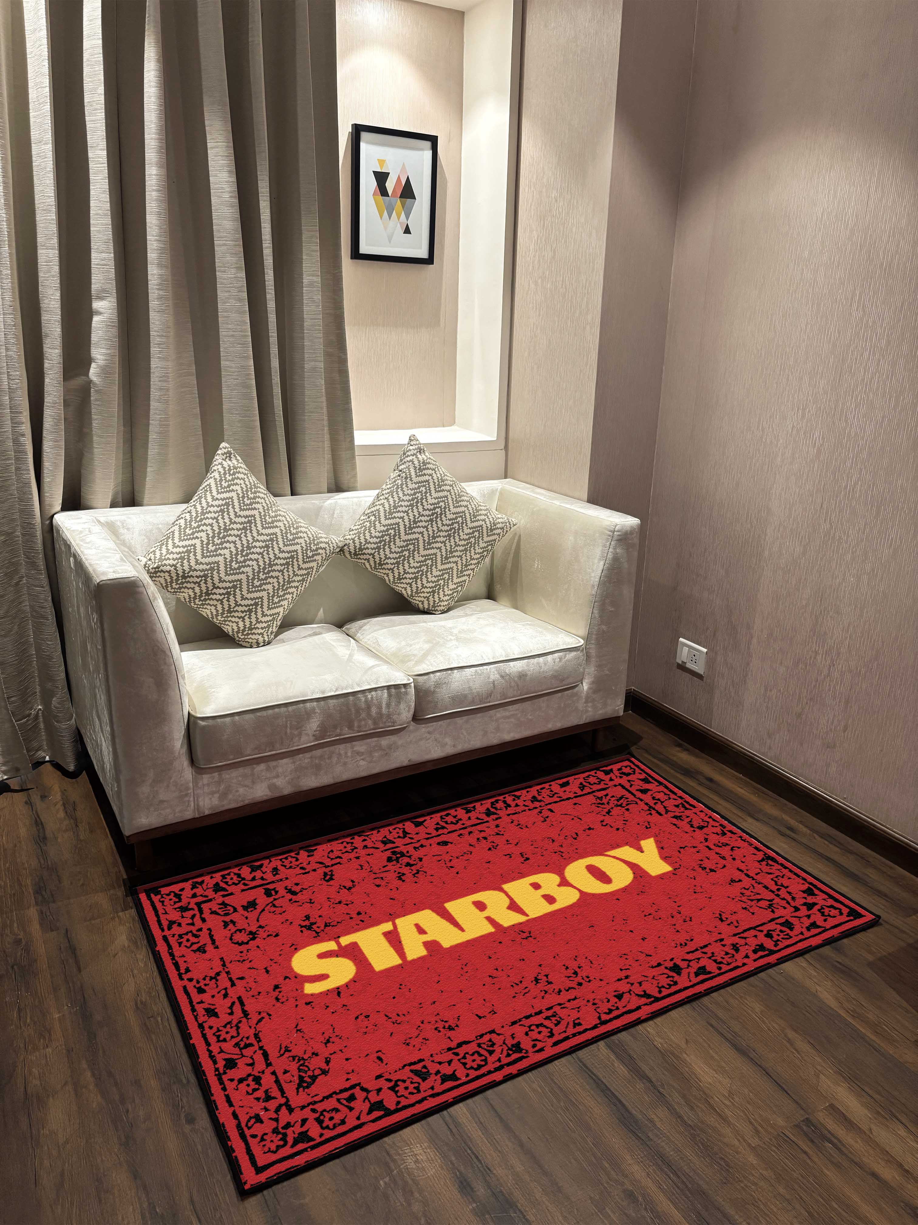 Starboy traditional design Washable Rug