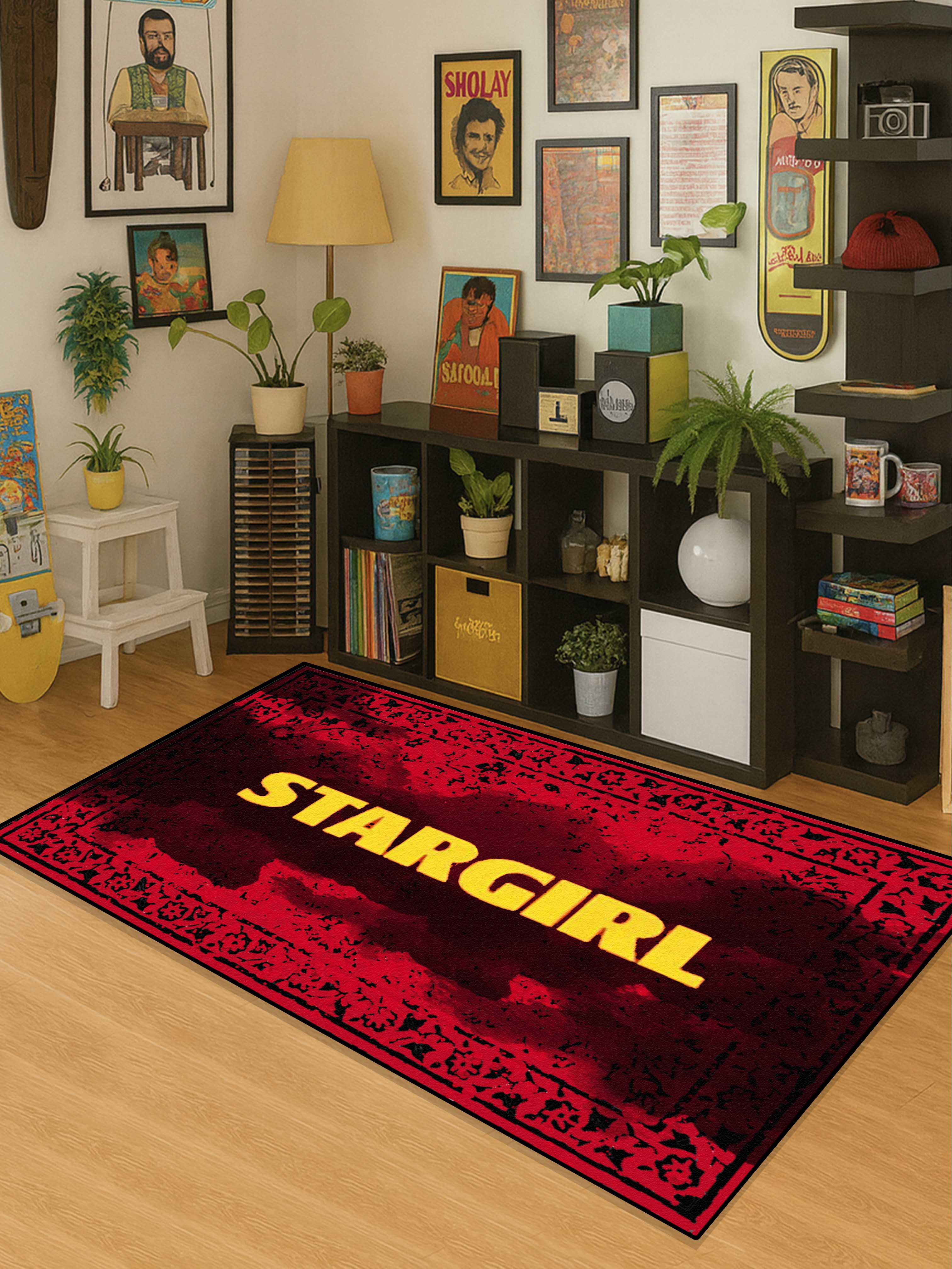 Stargirl traditional design Washable Rug