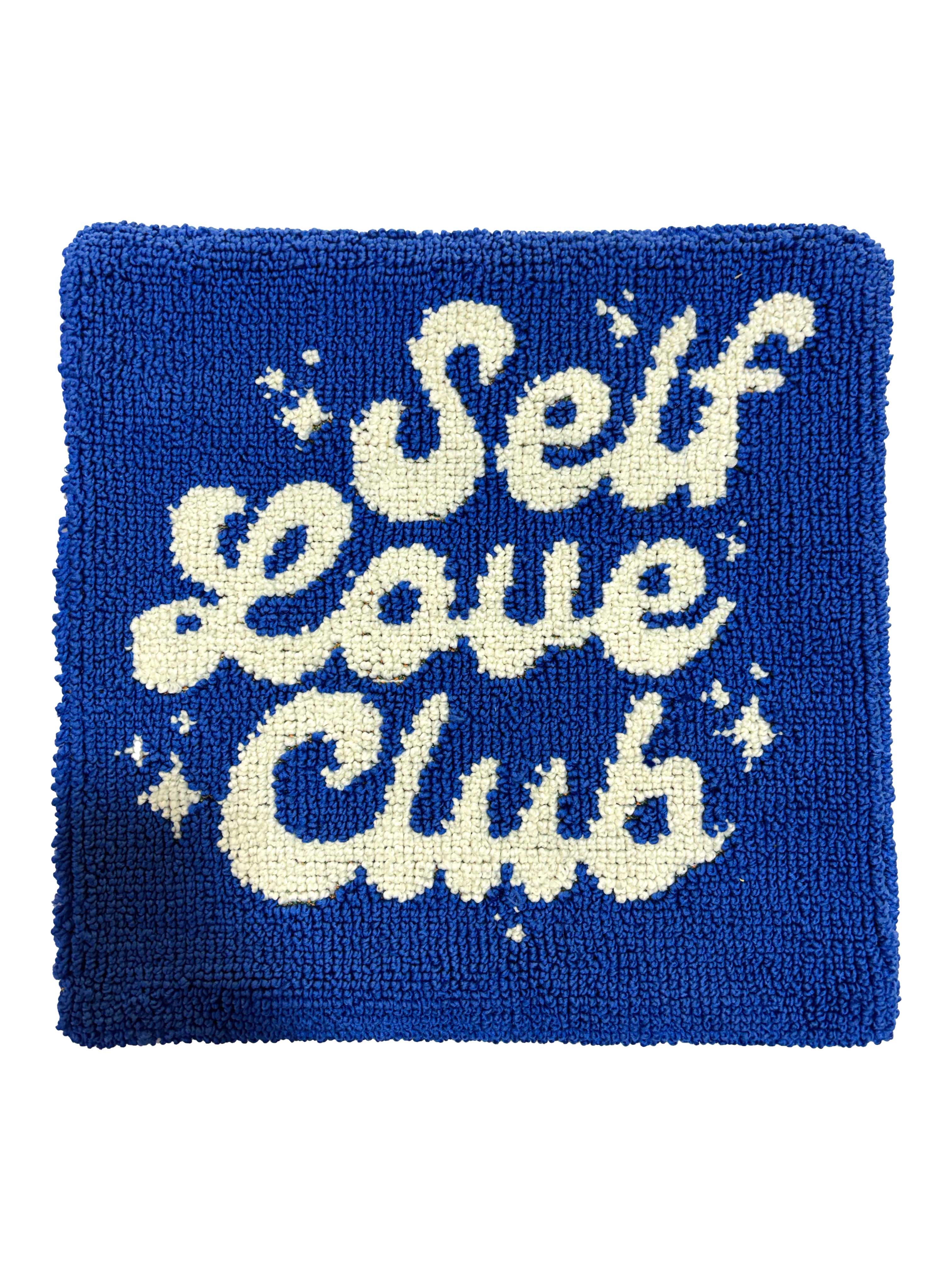 Self Love Club Blue cushion cover