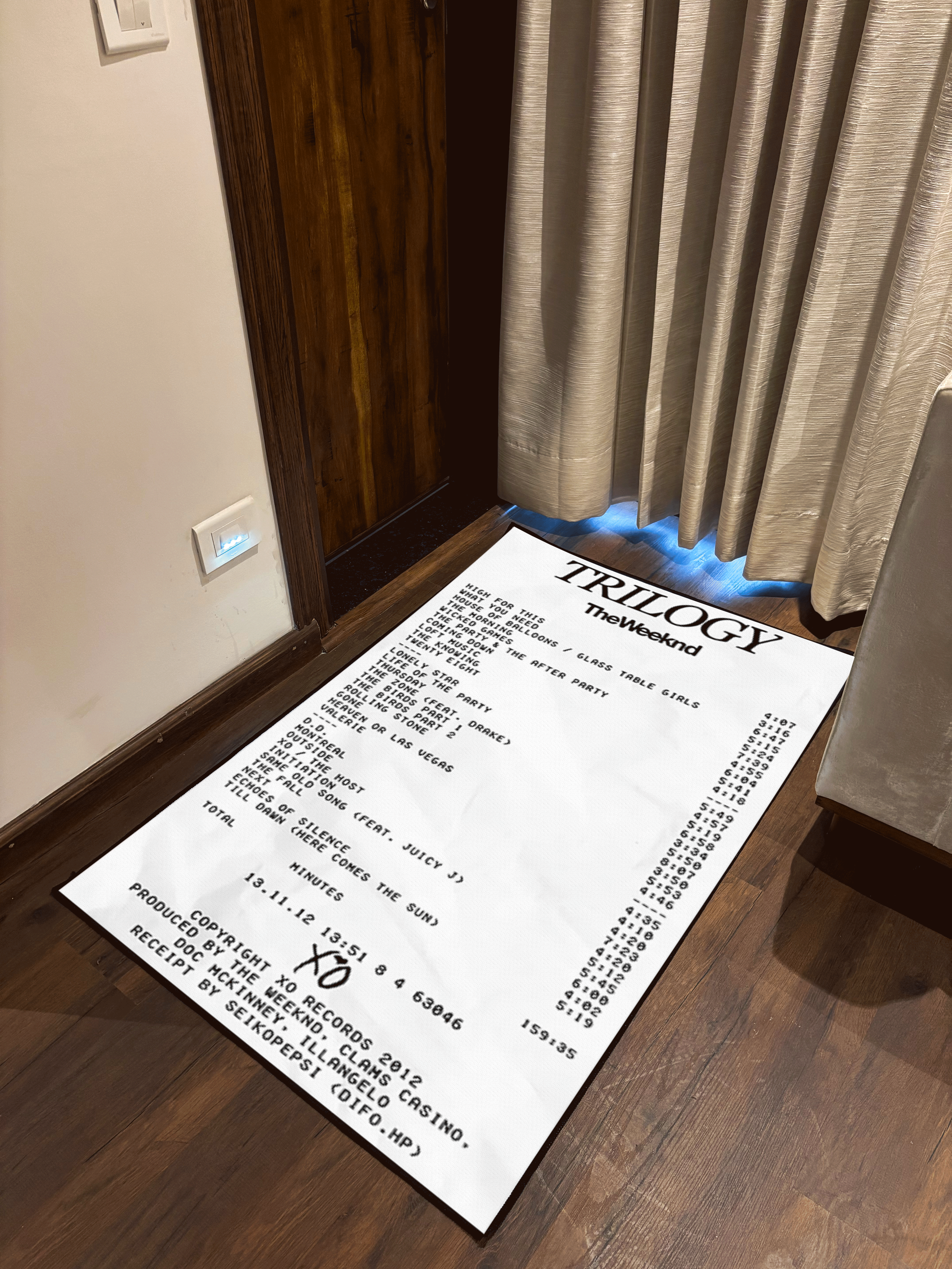 Trilogy Star Boy receipt Washable Rug