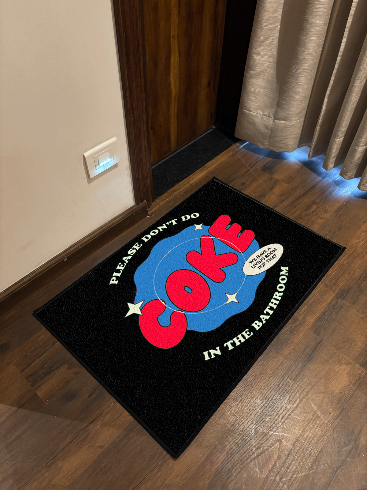 Dont do coke Washable Rug