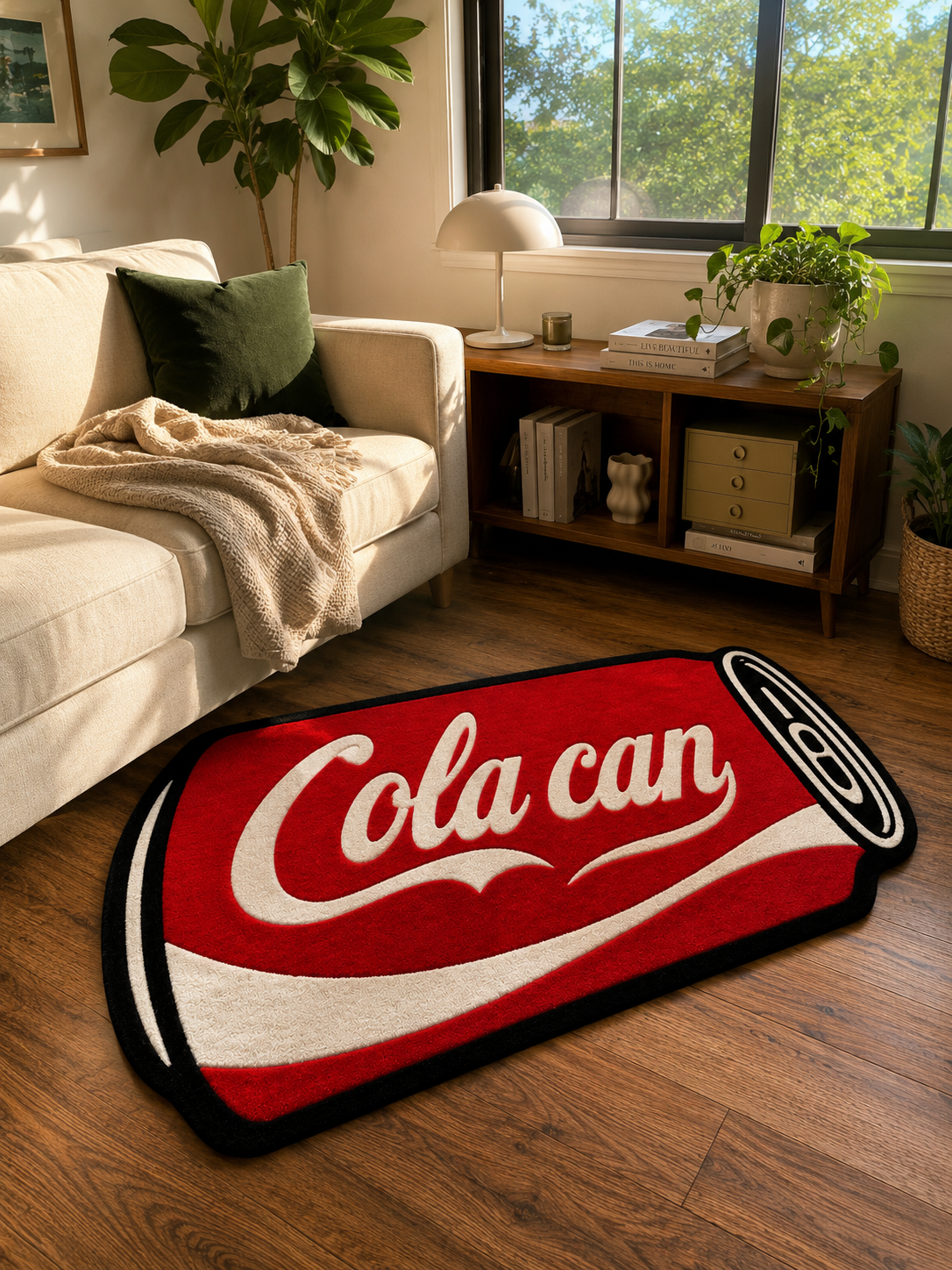 Cola Can Hand Tufted Rug