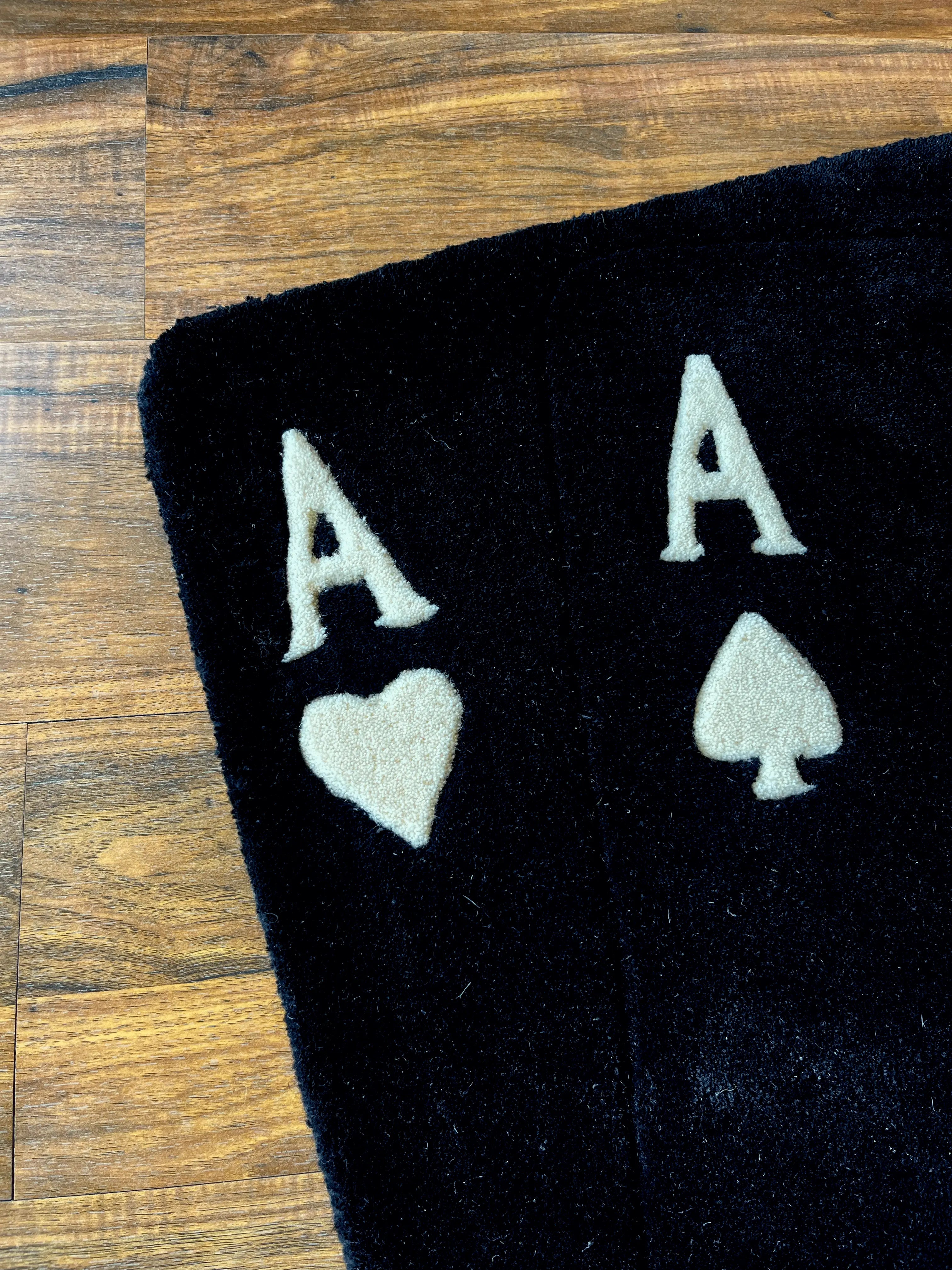 Ace Card Hand Tufted Rug by The Drip Co.