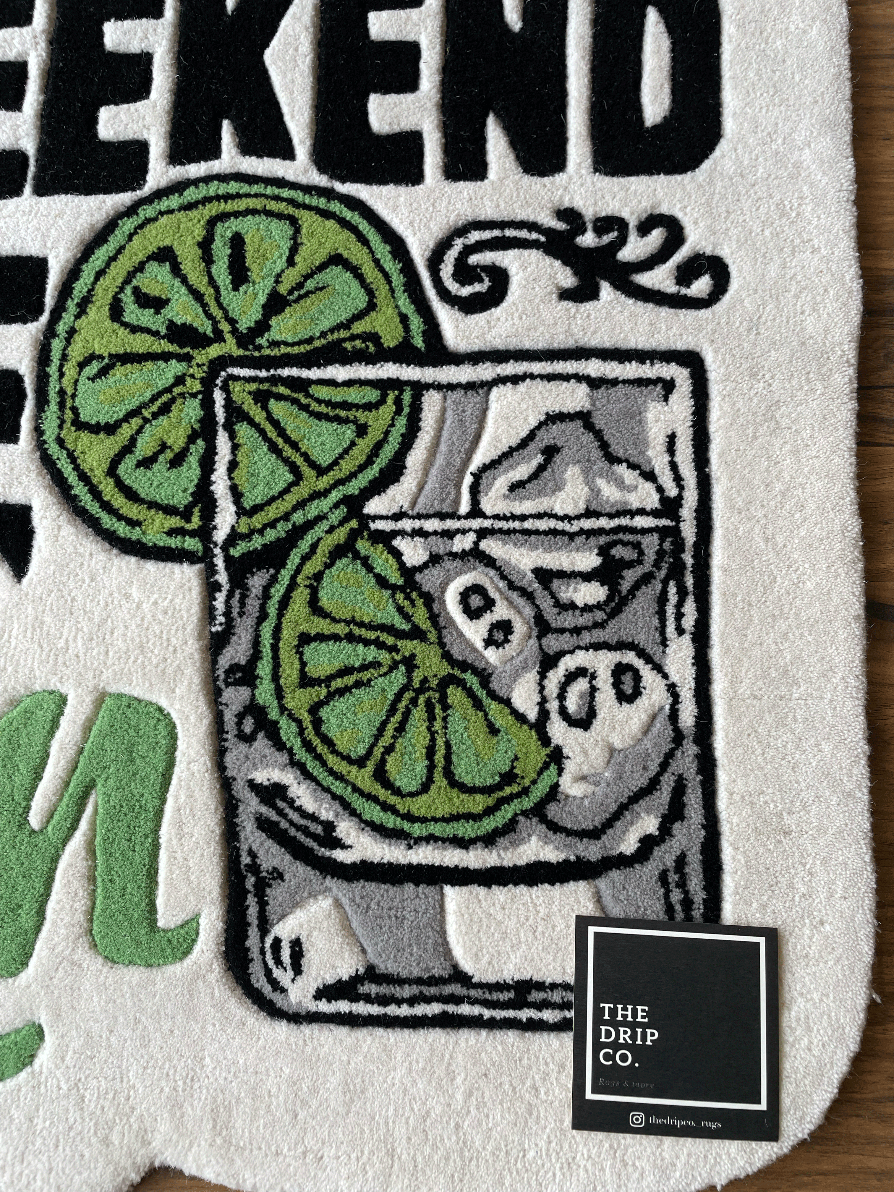 Let the Weekend Be Gin Rug