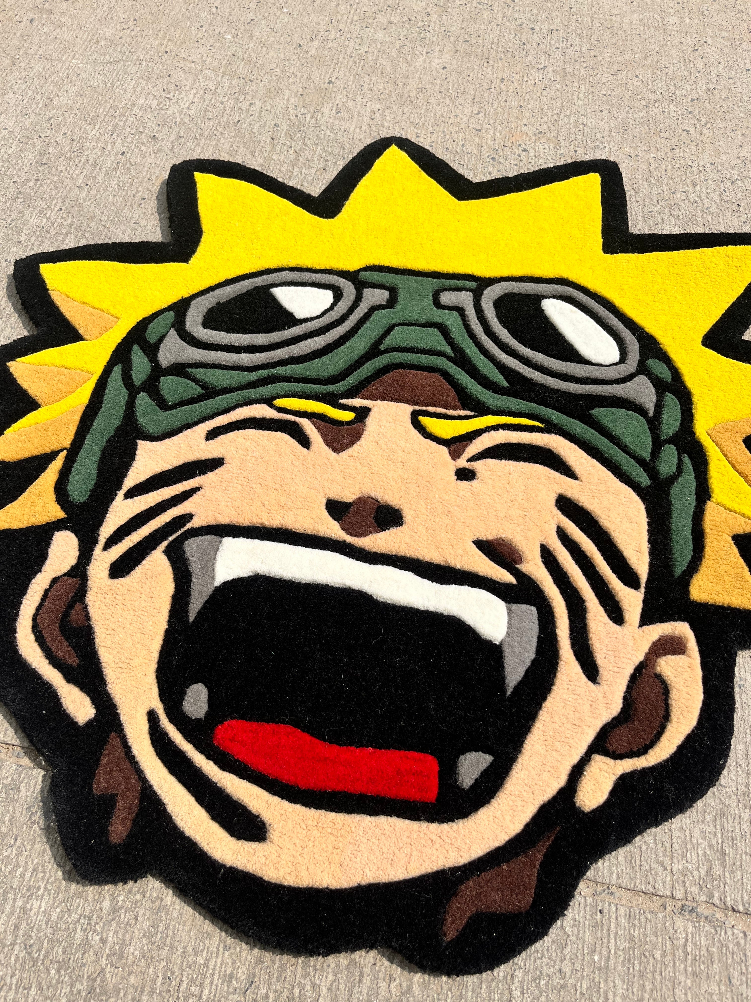 Anime inspired Face Rug