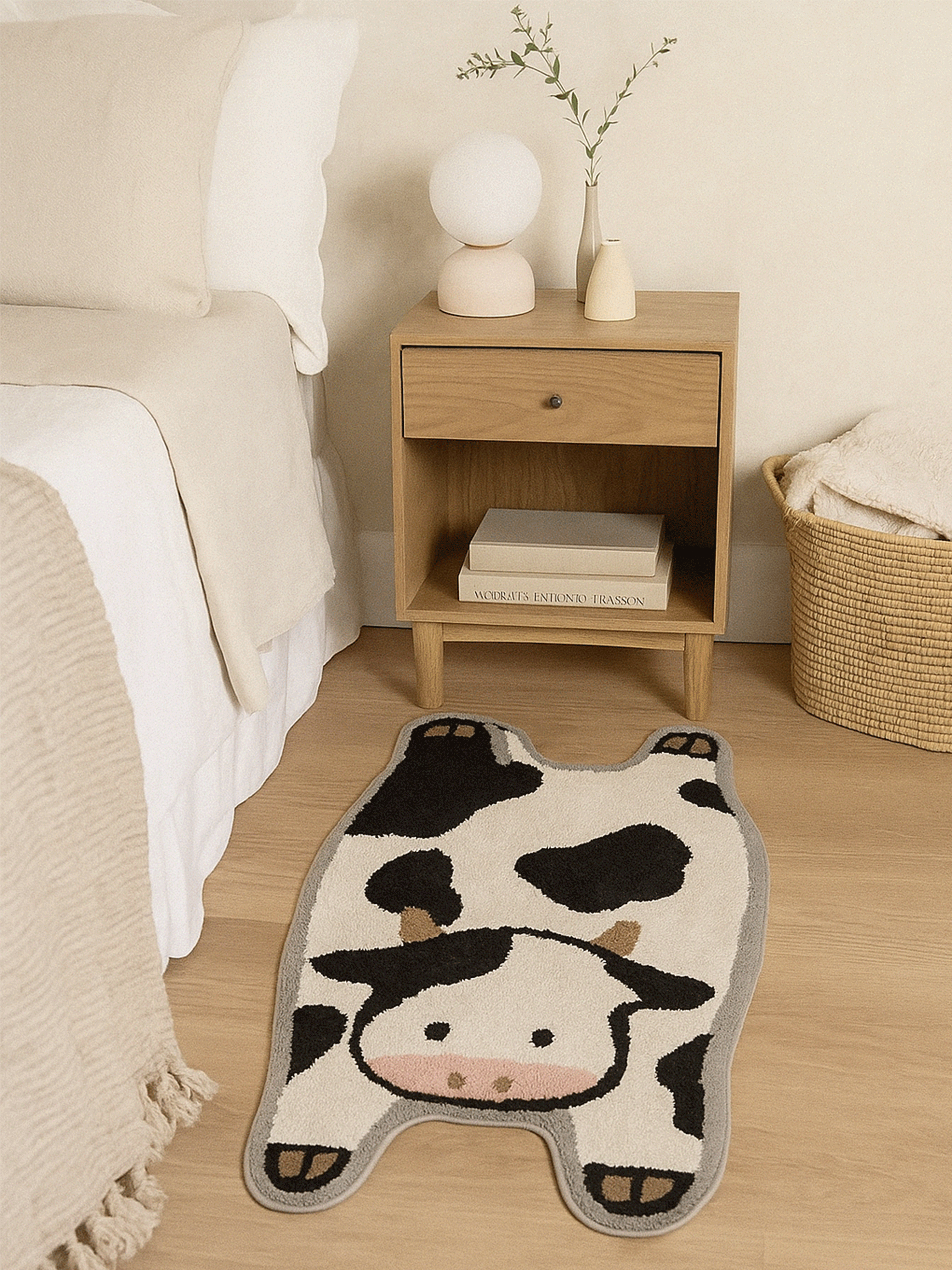 Cute Caw flat Rug