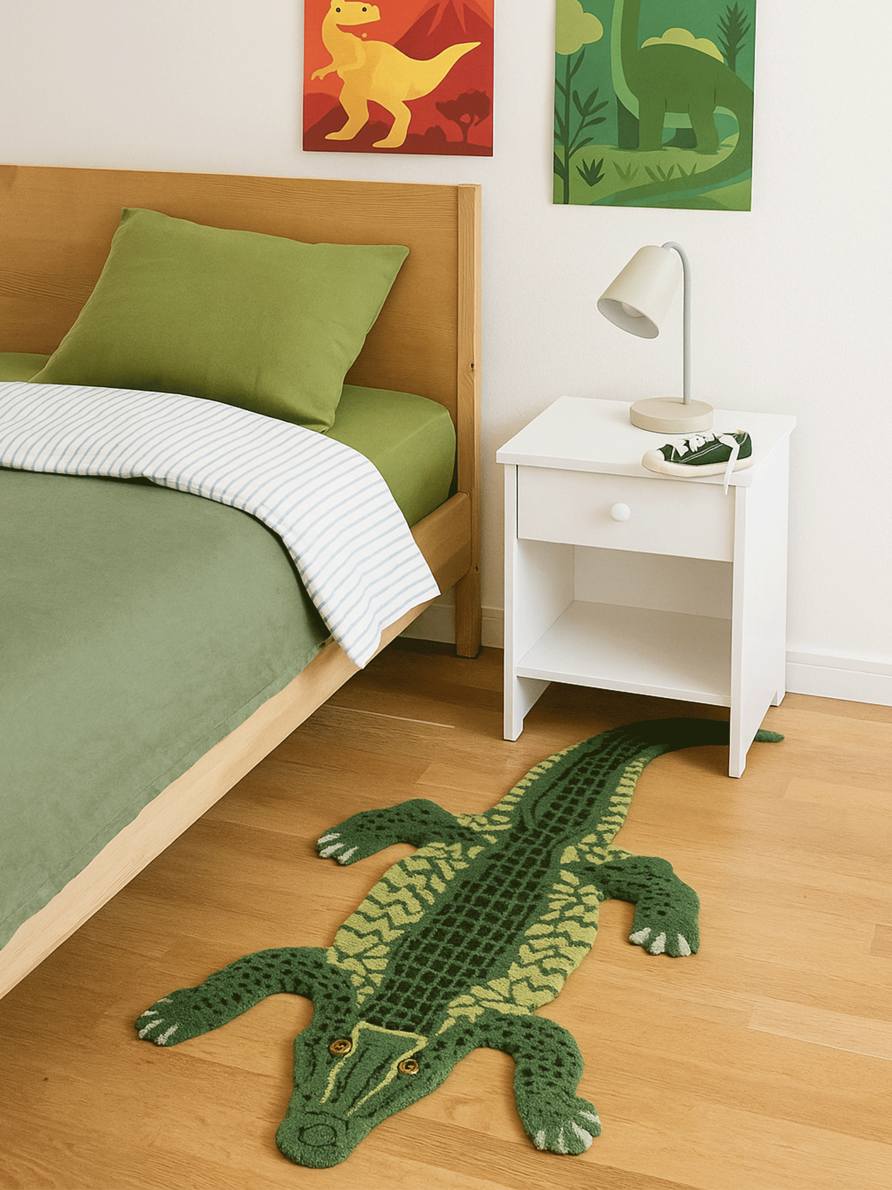 Crocodile flat Rug