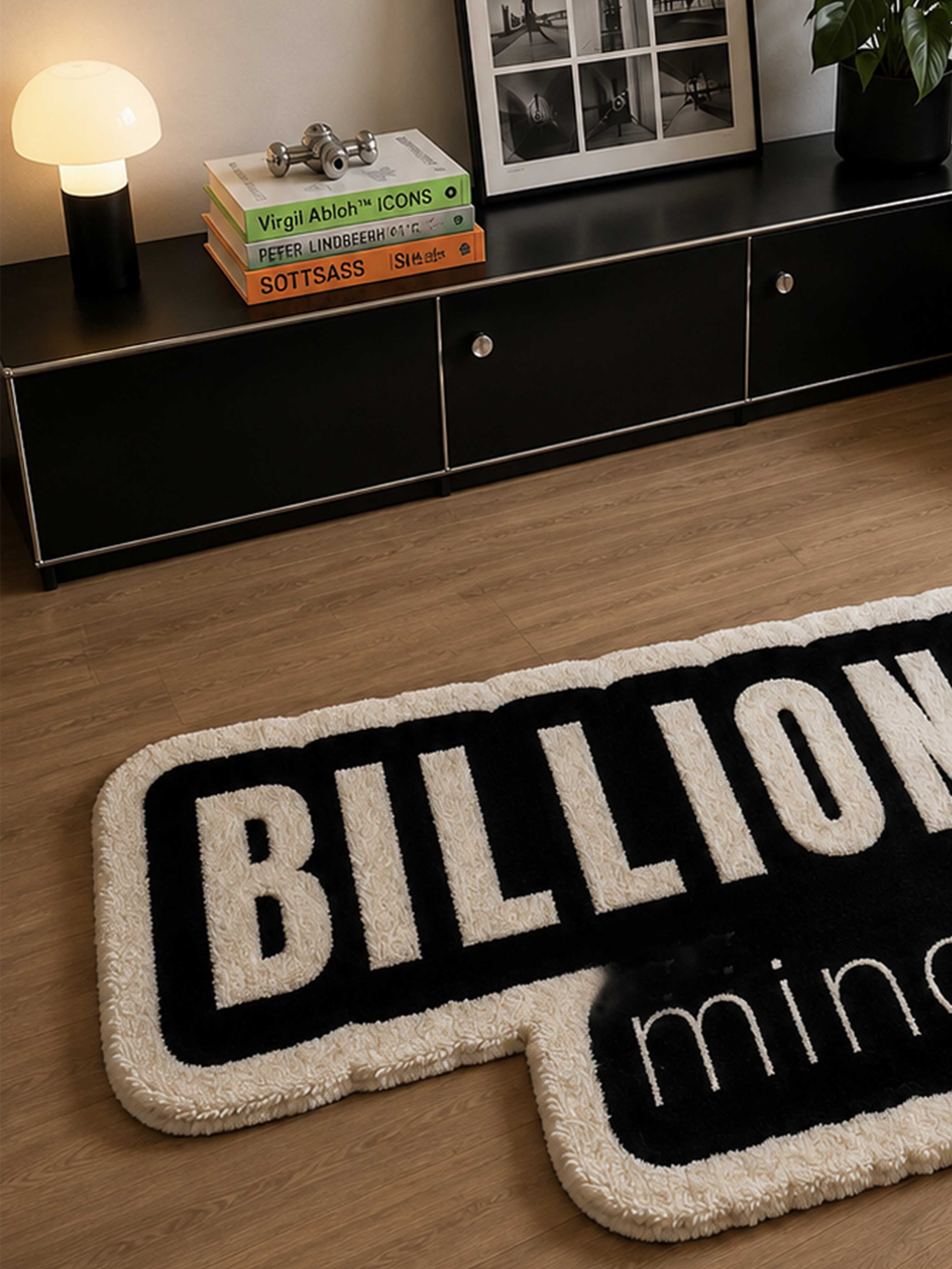 Billionaire mindset Hand tufted Rug