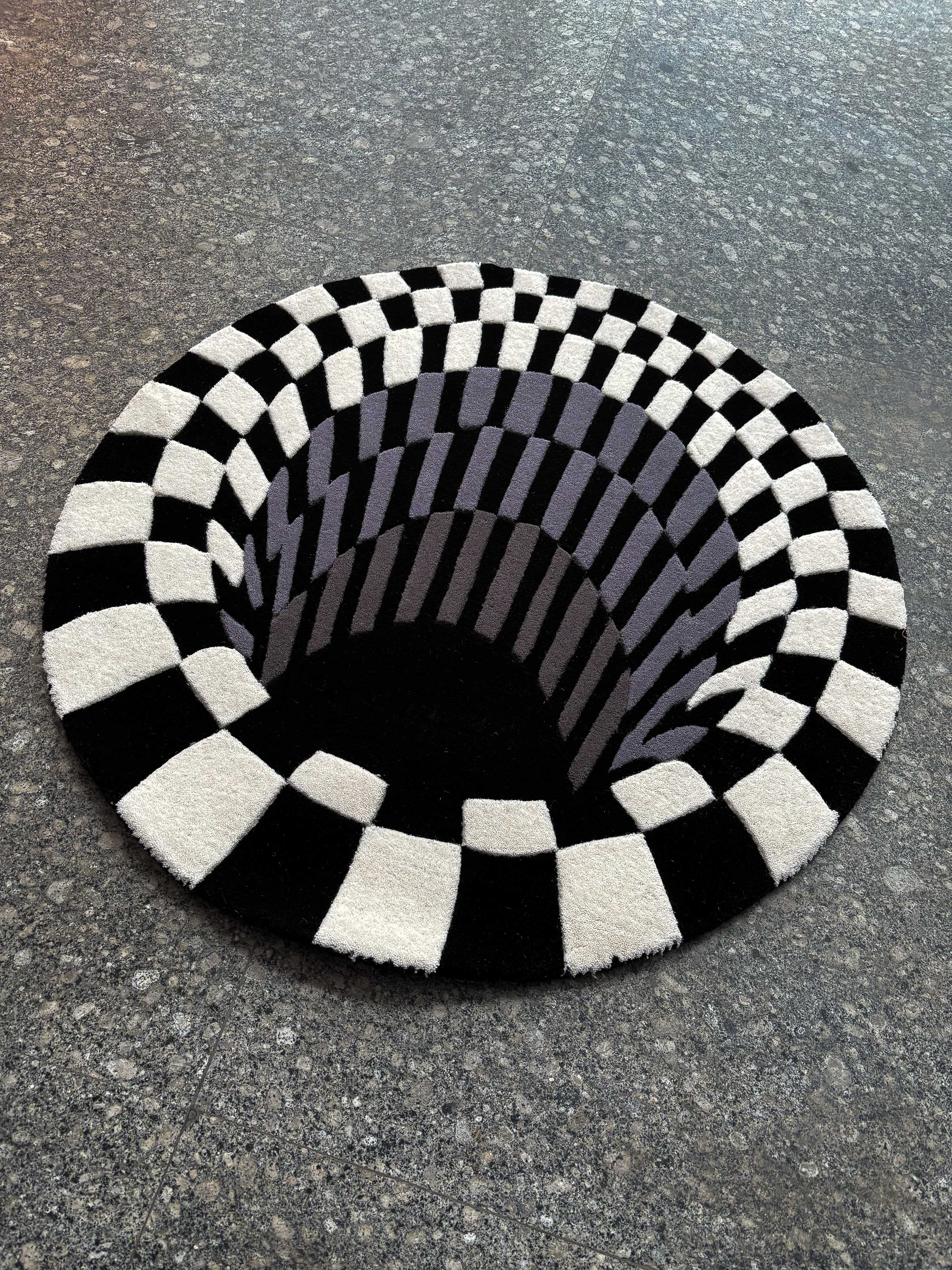 Black Hole Tufted Rug