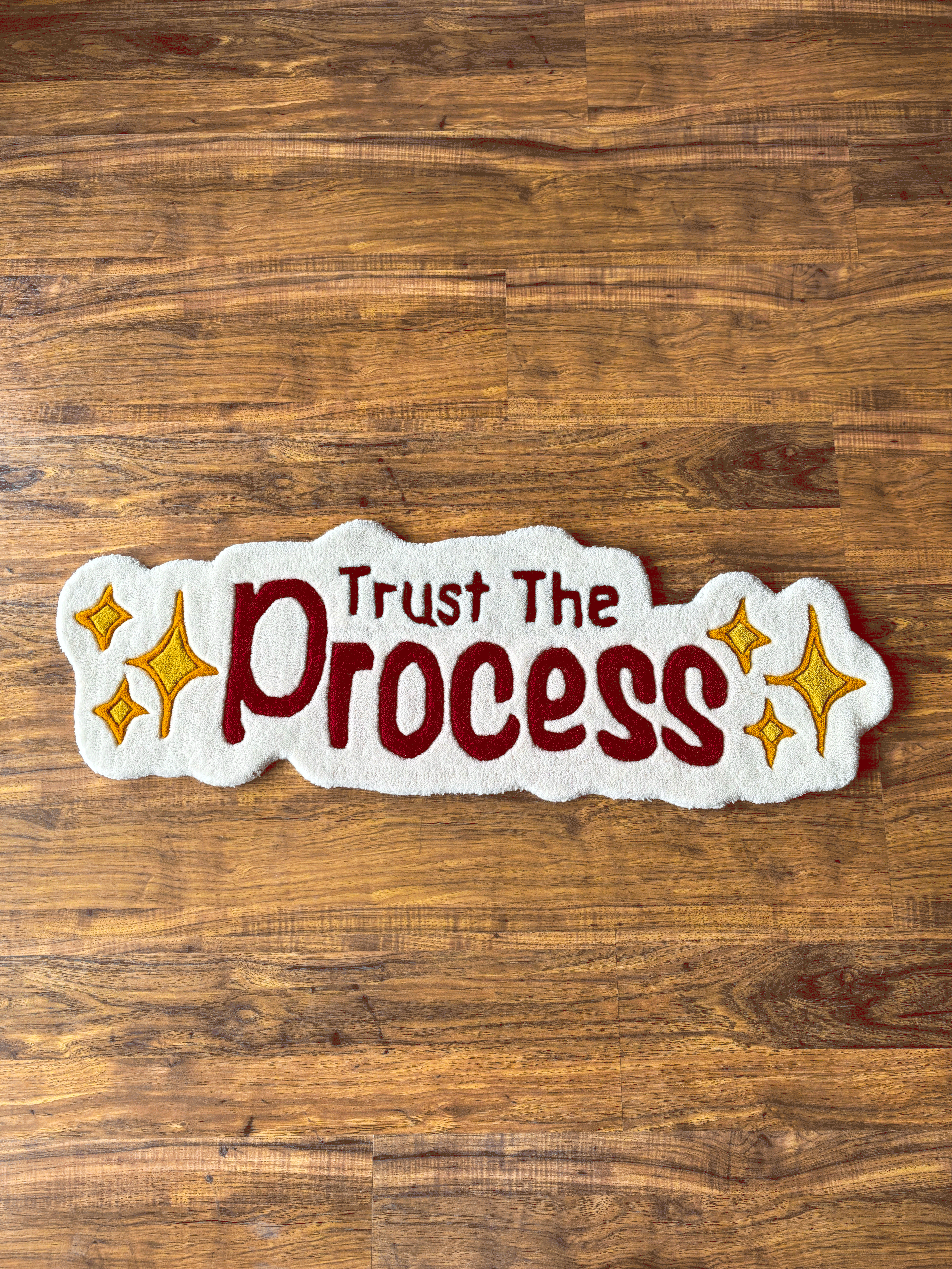 Trust The Process Hand tufted Rug