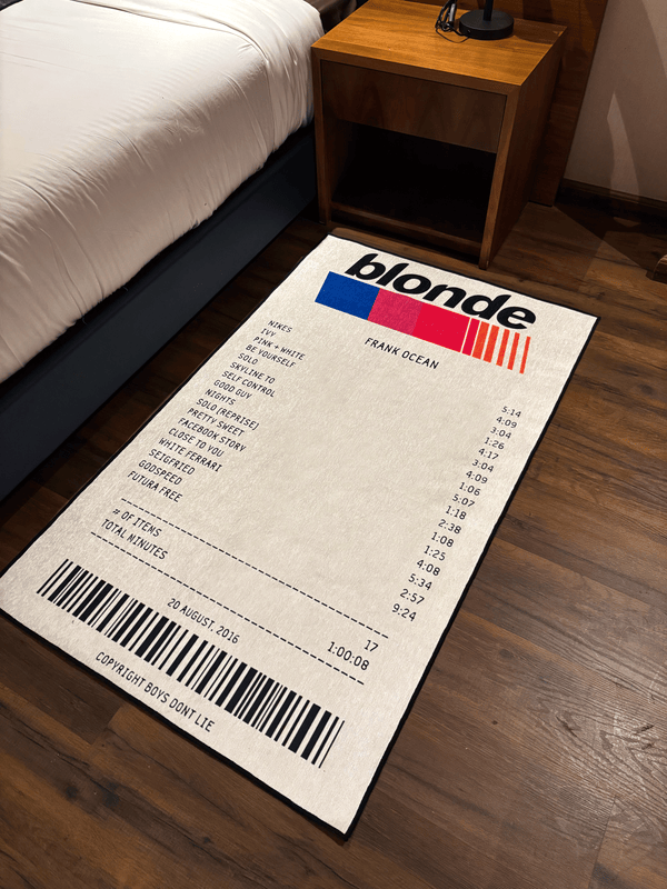Blonde inspired Receipt Washable Printed Rug