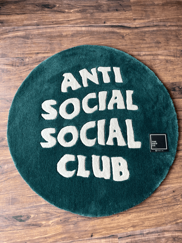 Social Area Rug Anti-Social Social Club Hand Tufted Rug by The Drip Co.