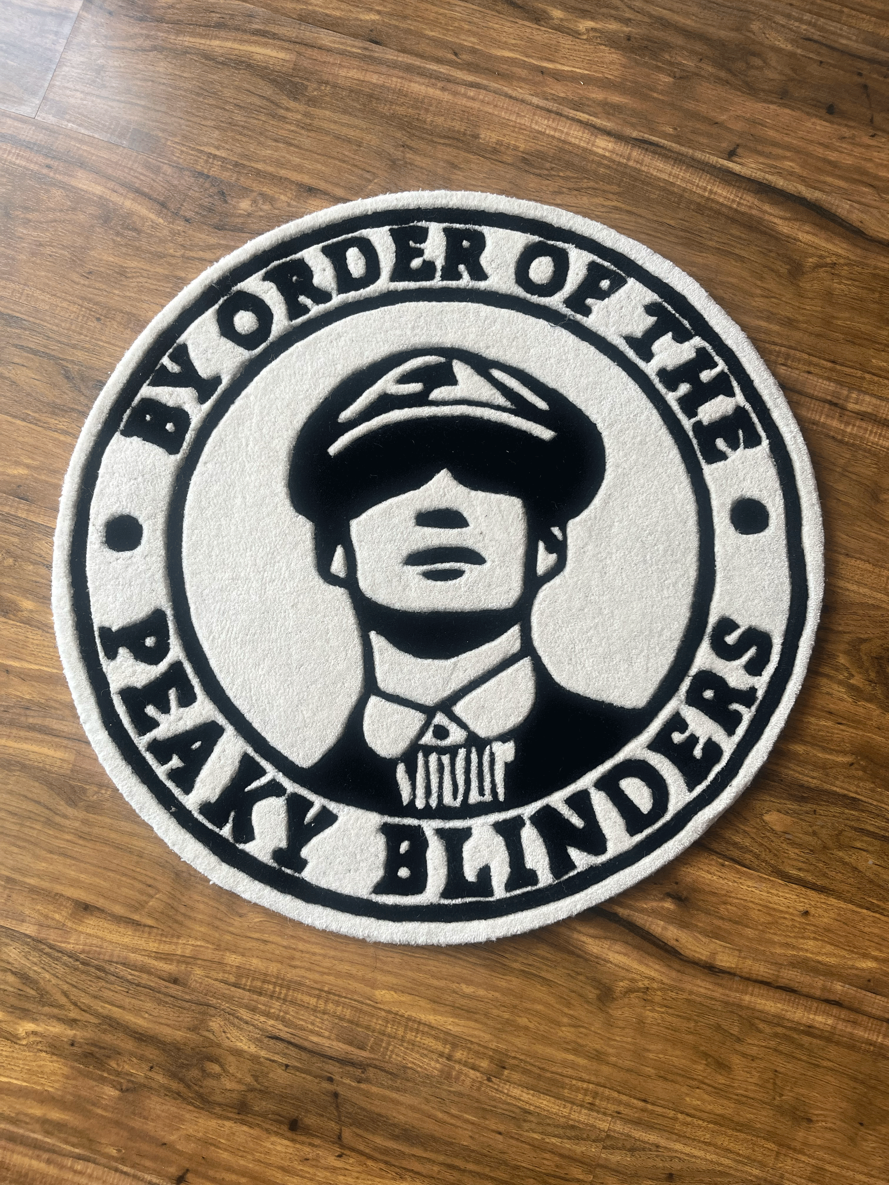 Peaky blinders logo Rug