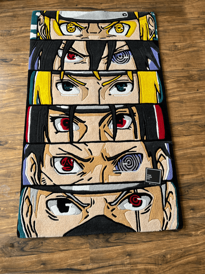 Hashira Rug Legendary Eyes Rug - Naruto - Hand Tufted Rug