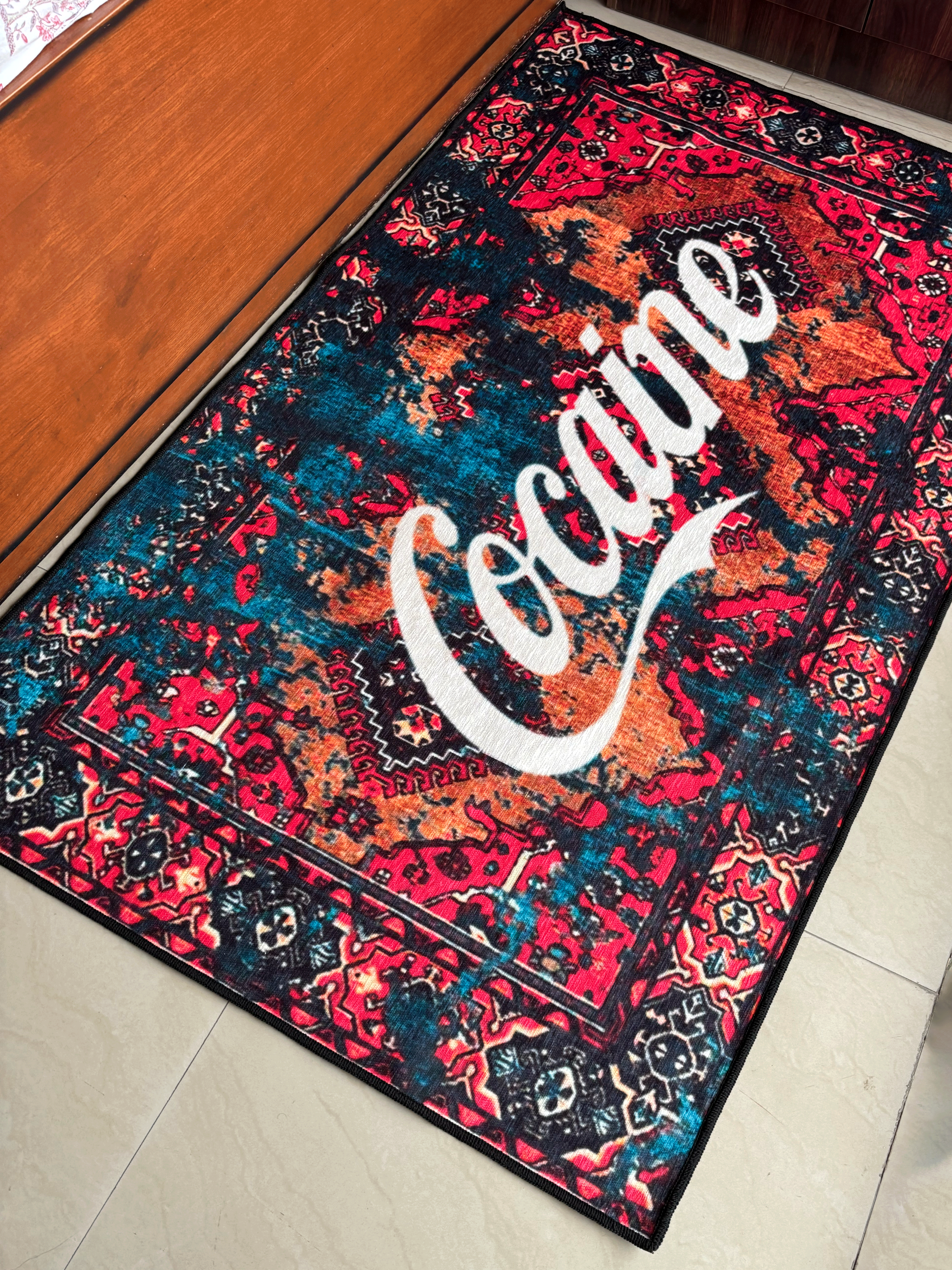CulturalCool Design Washable Rug
