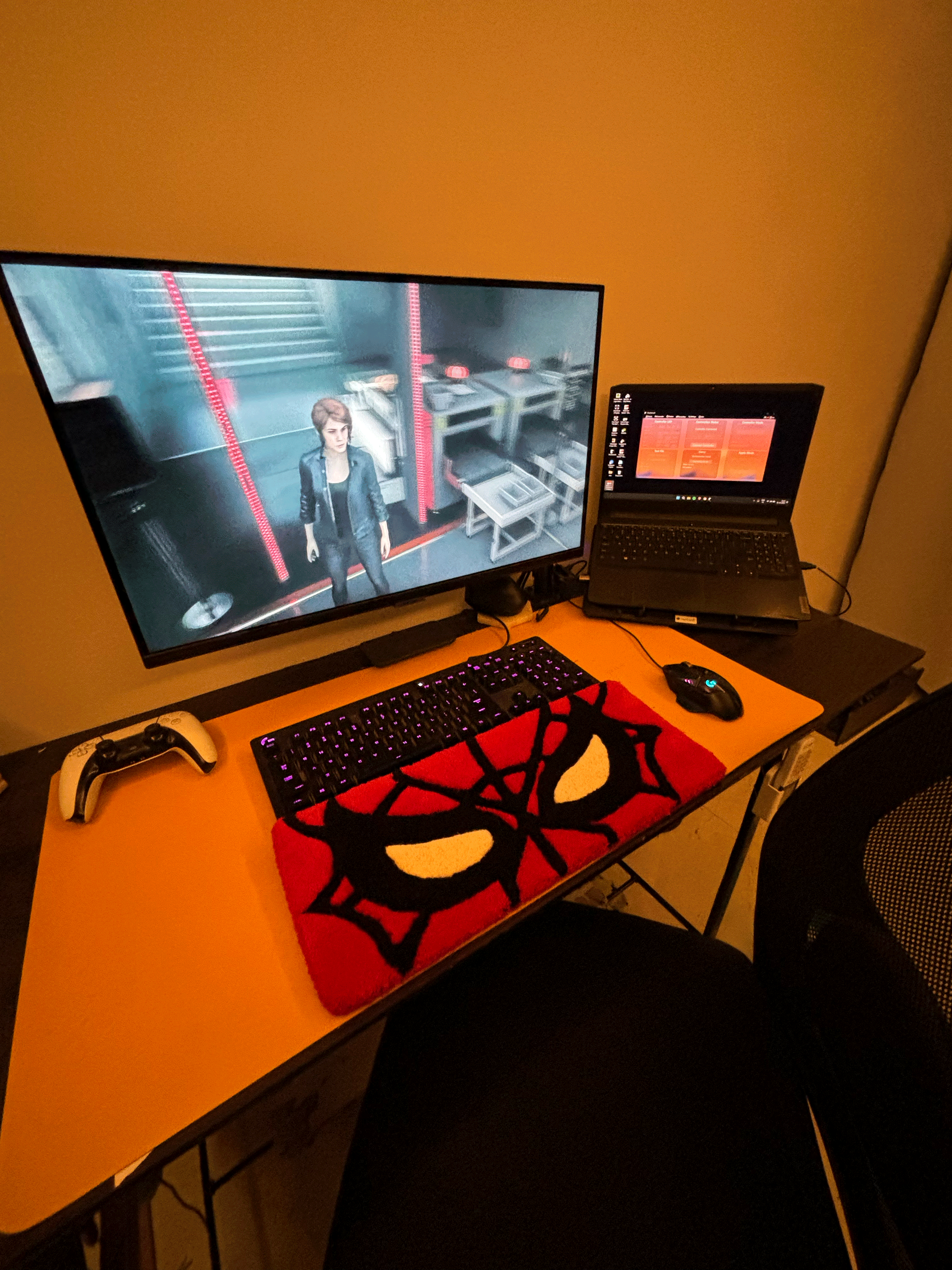 Spider Keyboard Rug