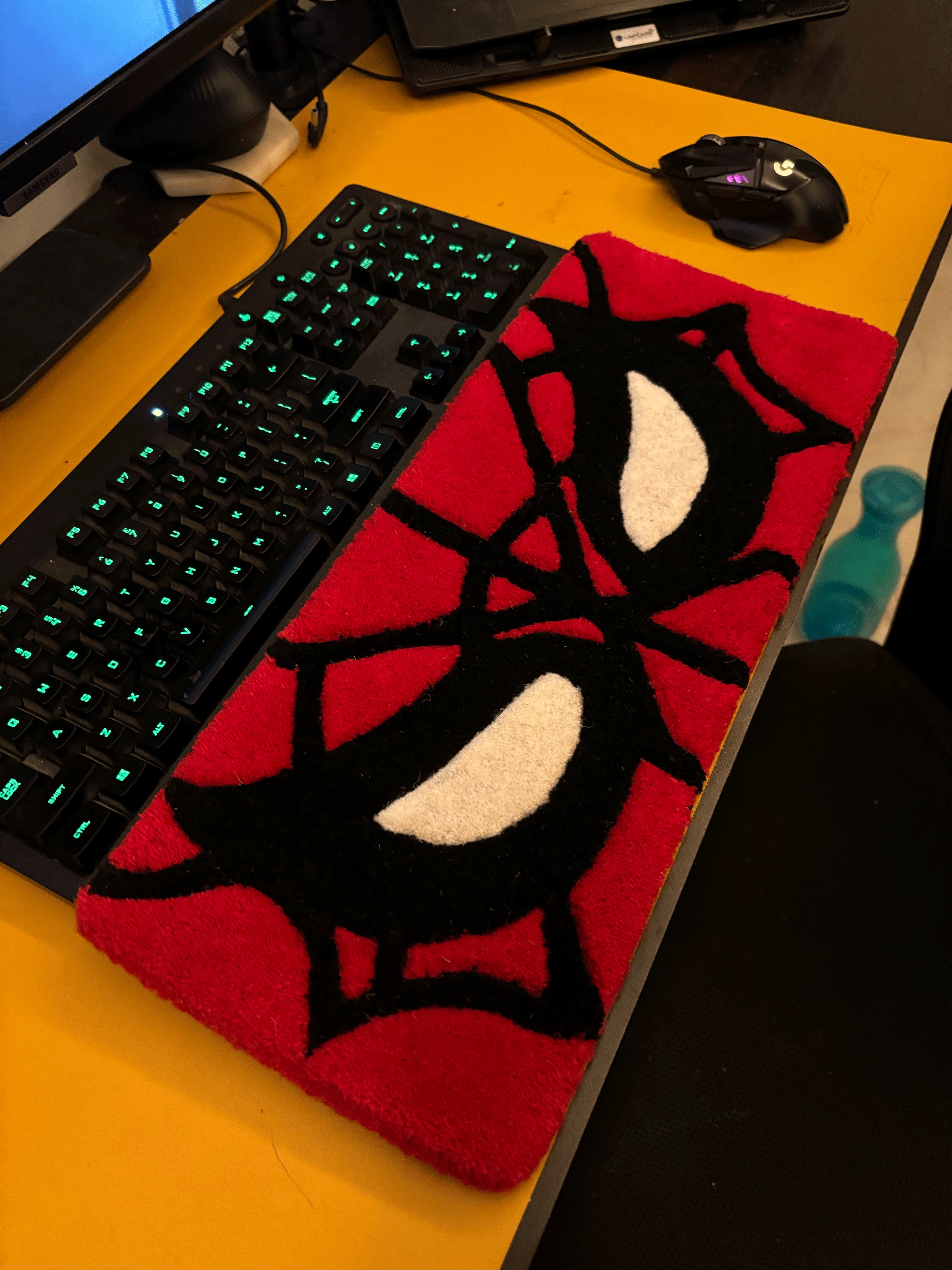 Spider Keyboard Rug
