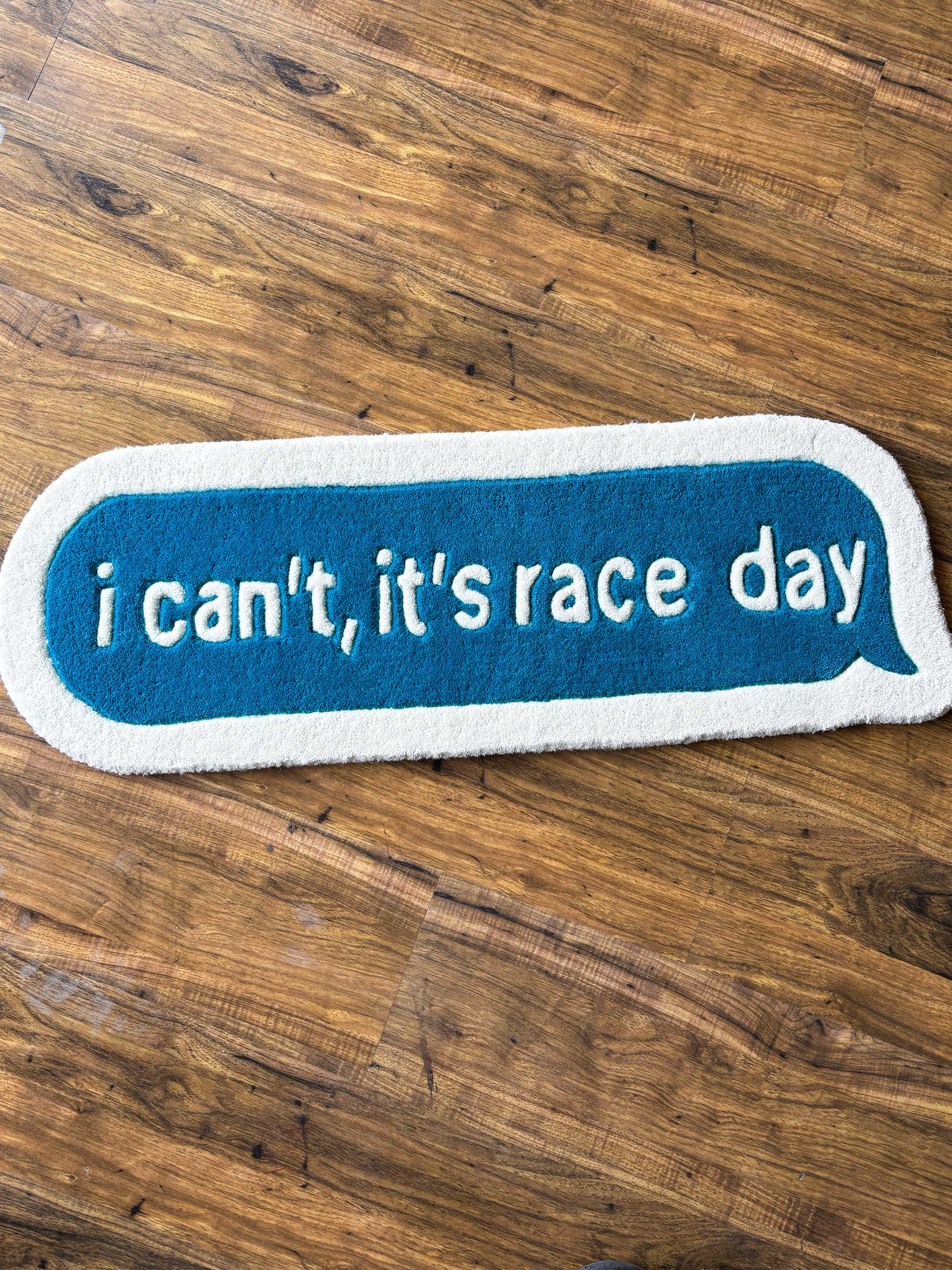 Its Race day F1 Hand tufted Rug