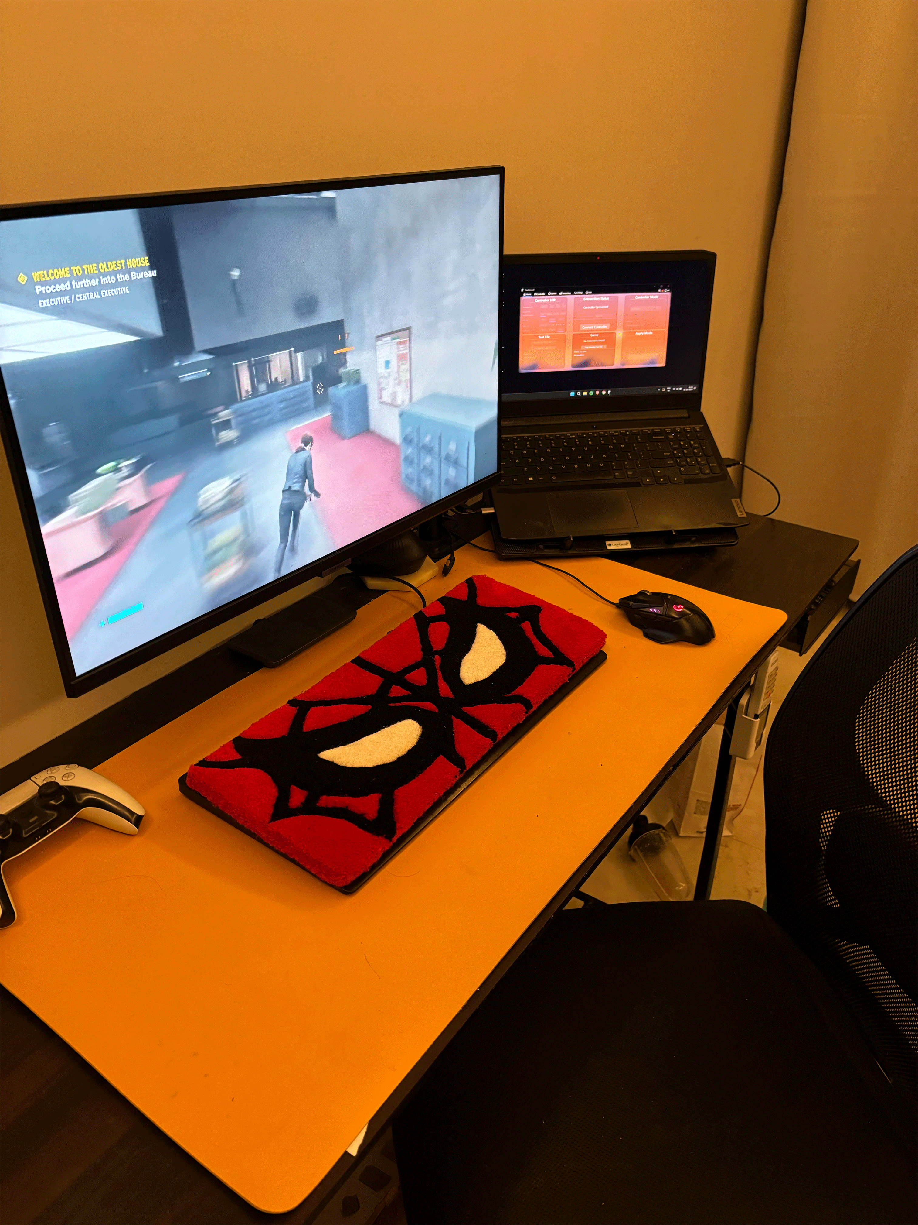 Spider Keyboard Rug