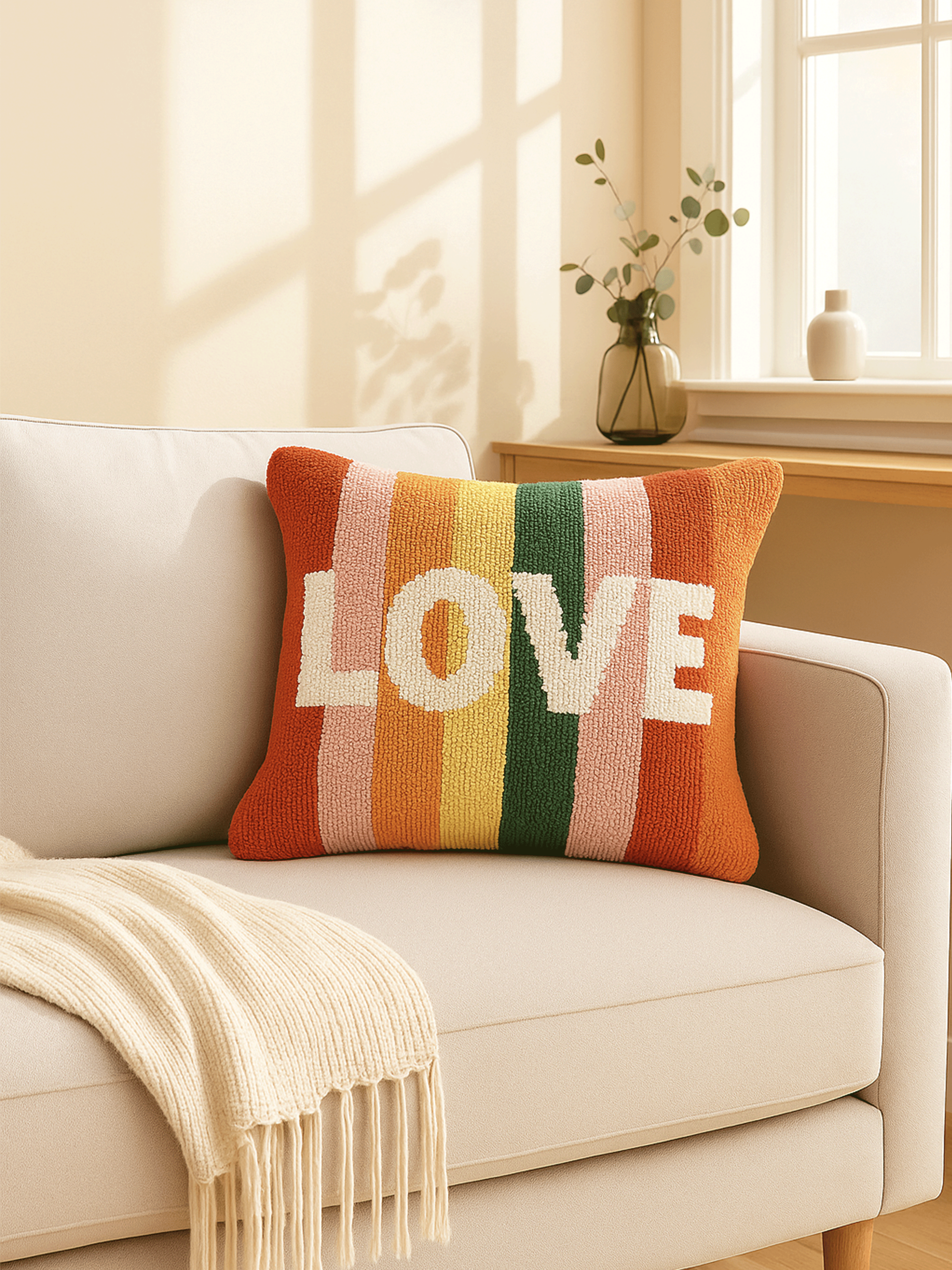 Love cushion cover