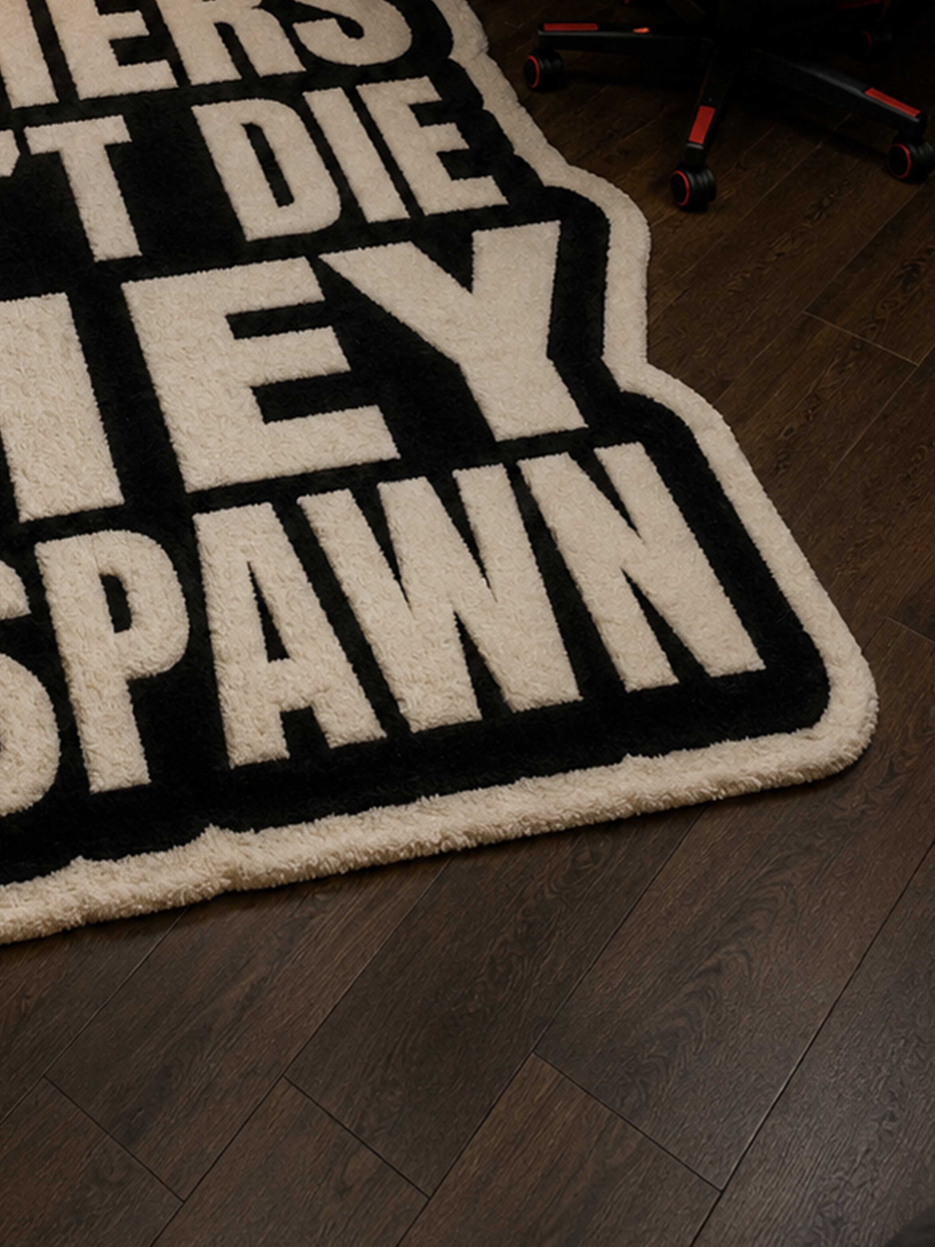 Gamers don't die Hand Tufted Rug
