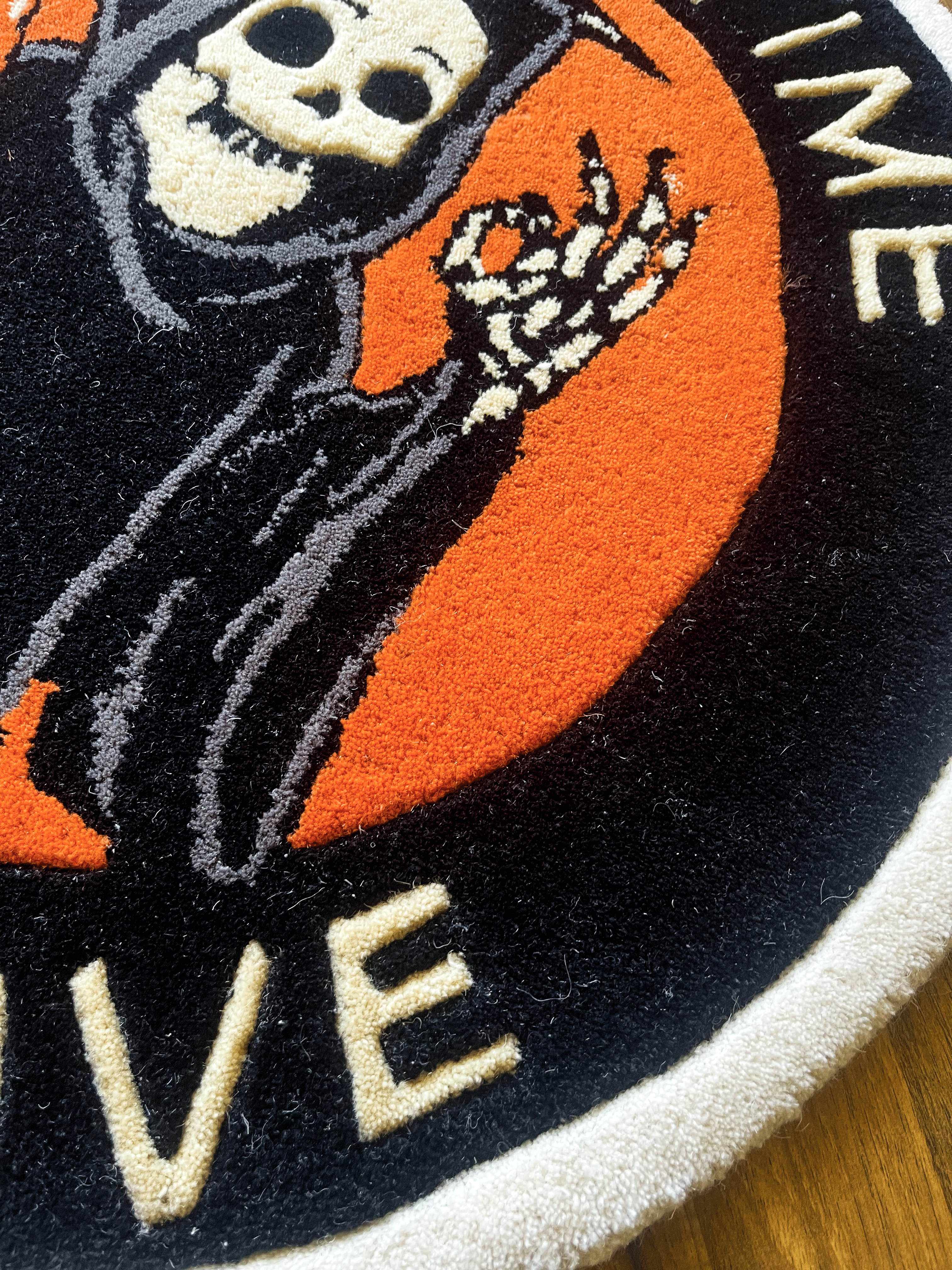Time to Be Alive Hand Tufted Rug by The Drip Co.