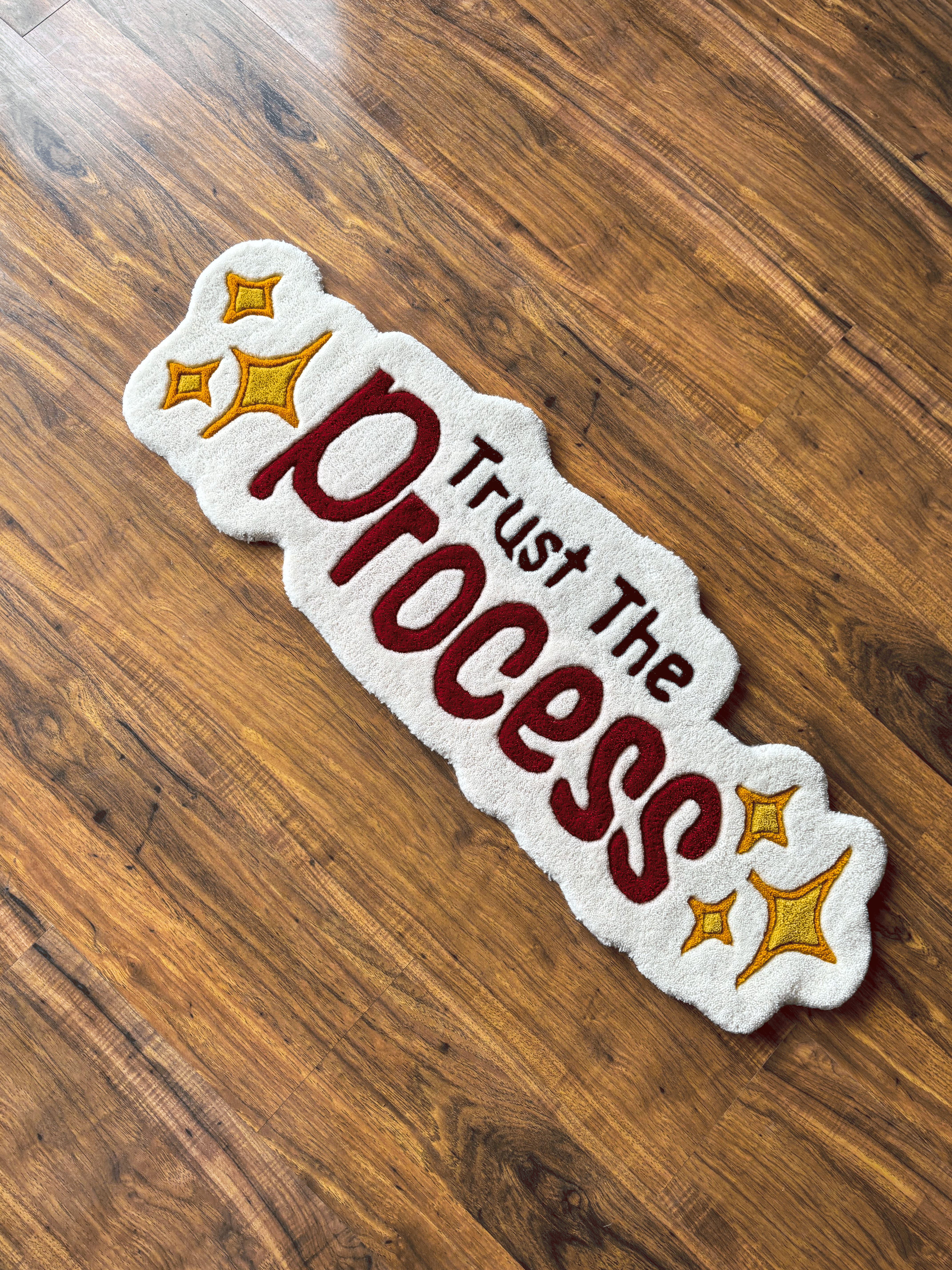 Trust The Process Hand tufted Rug